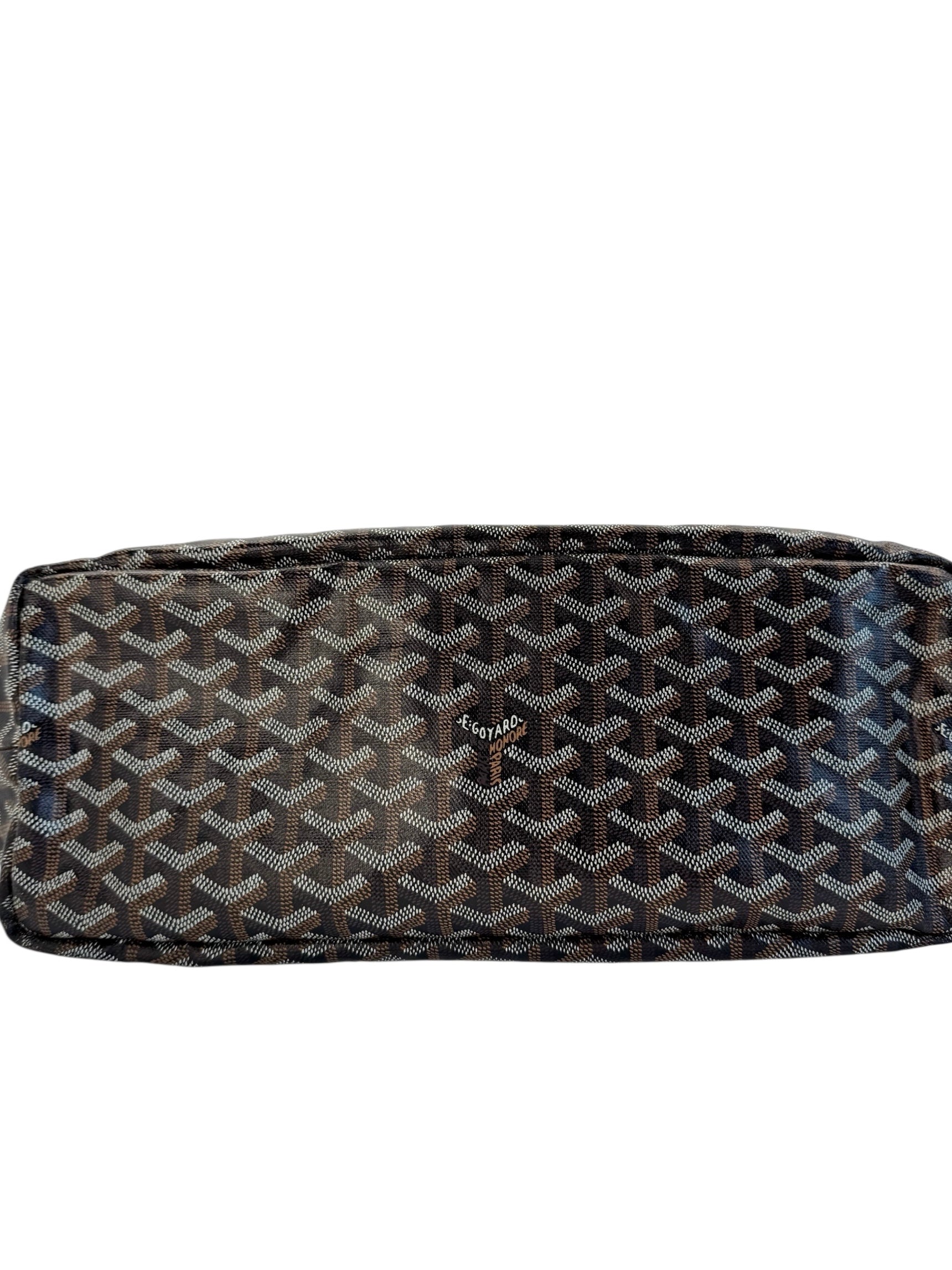 Goyard Black Saint Louis PM Tote W/ Pouch