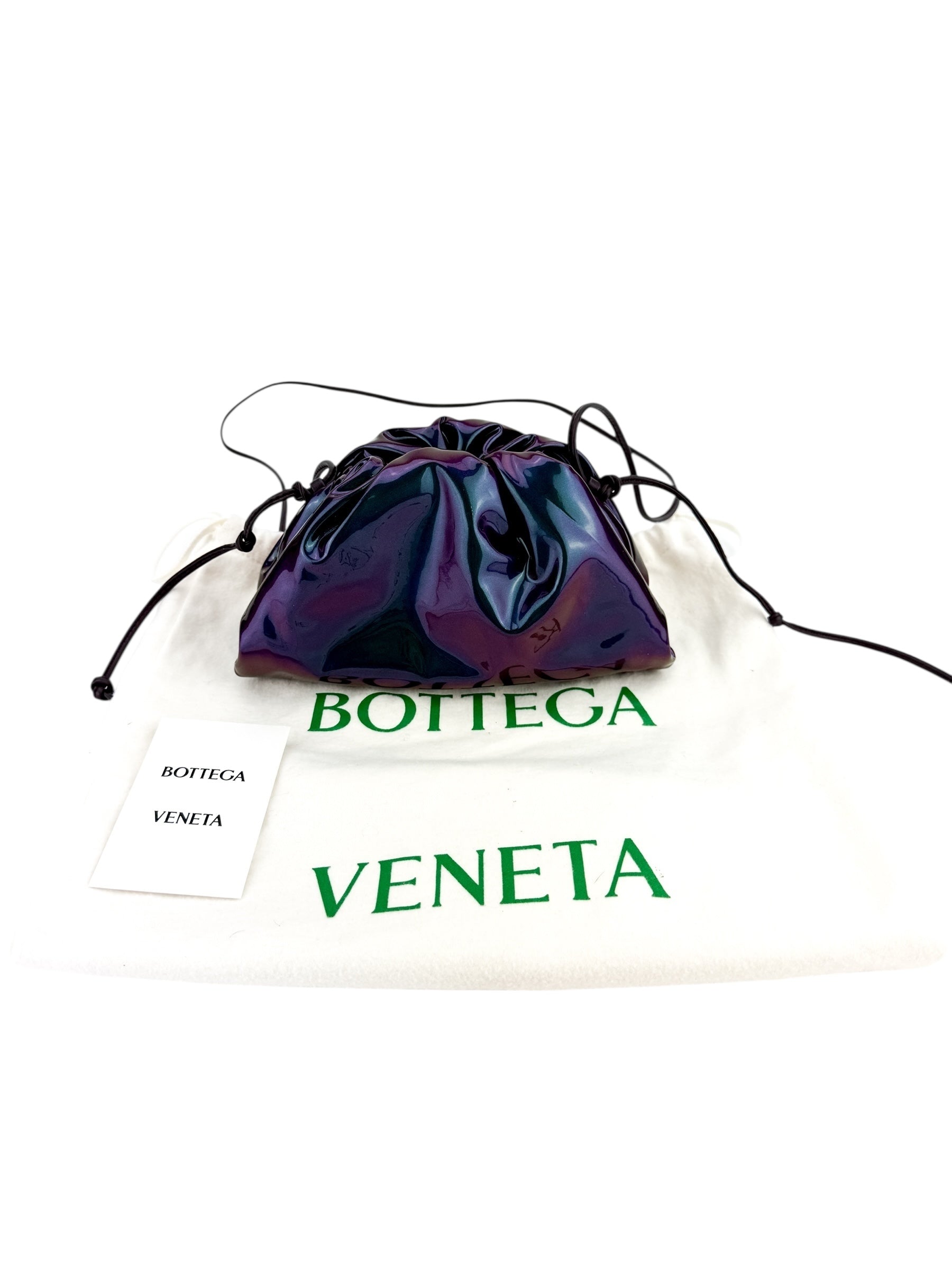 Bottega Veneta Patent Mini Pouch Holographic