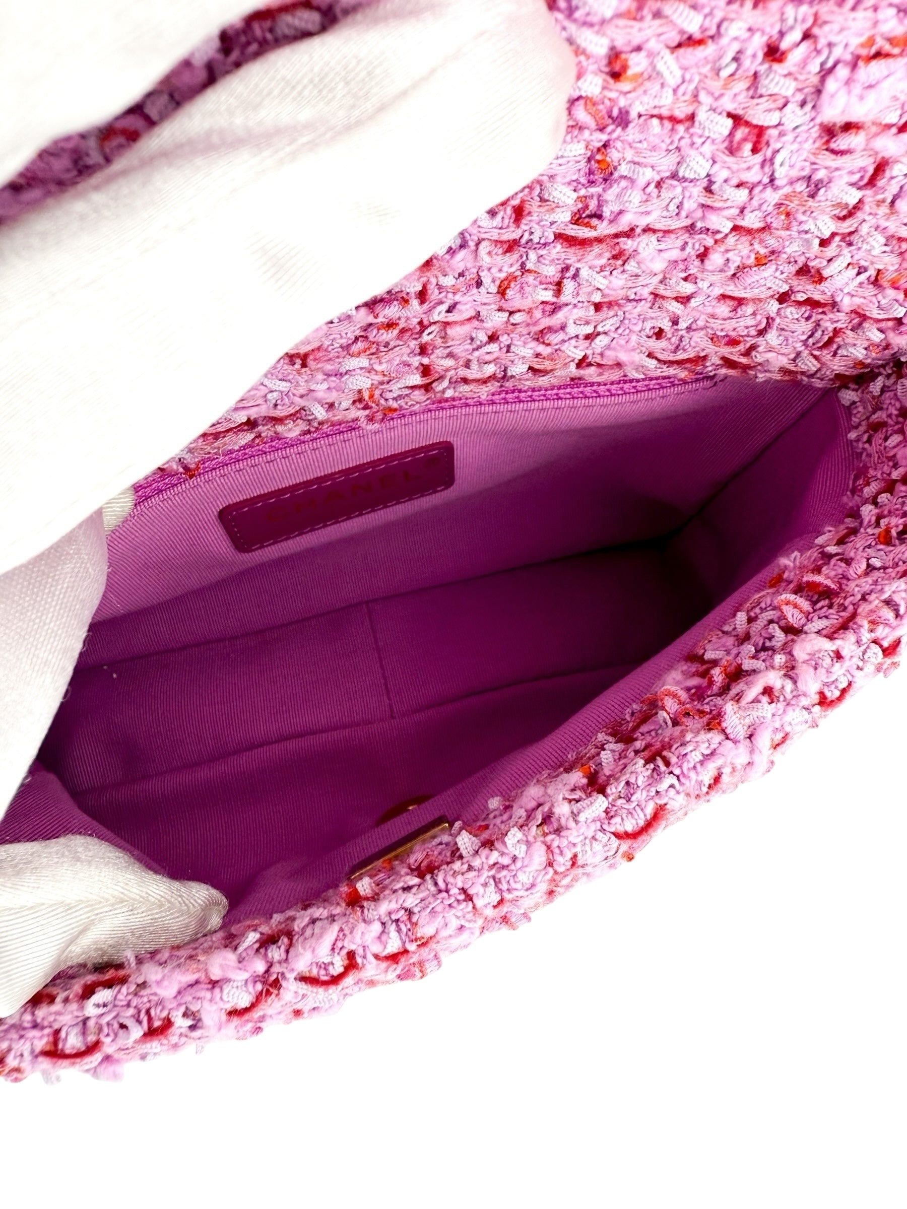 Chanel Tweed Mini Pending CC Flap