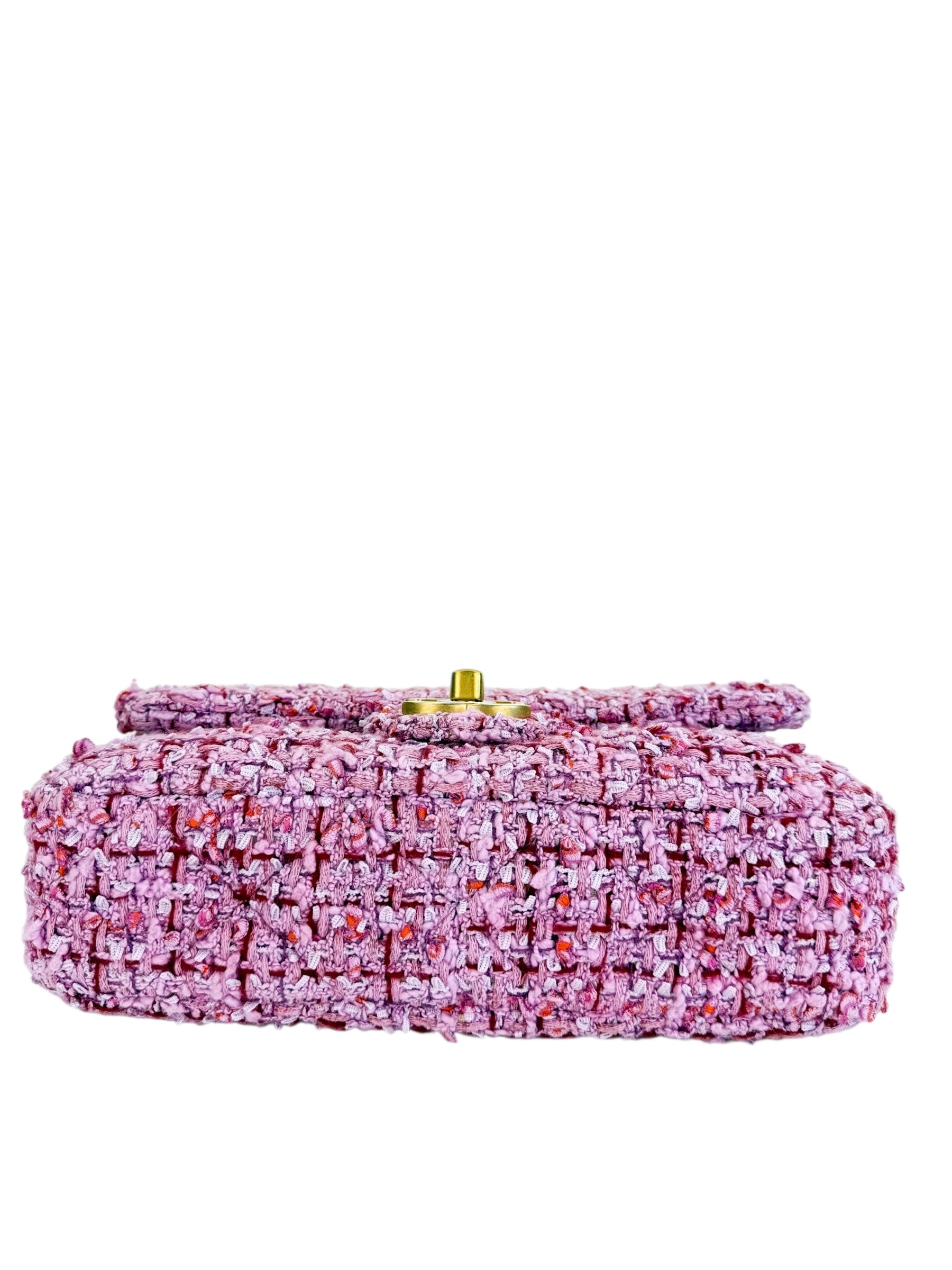 Chanel Tweed Mini Pending CC Flap