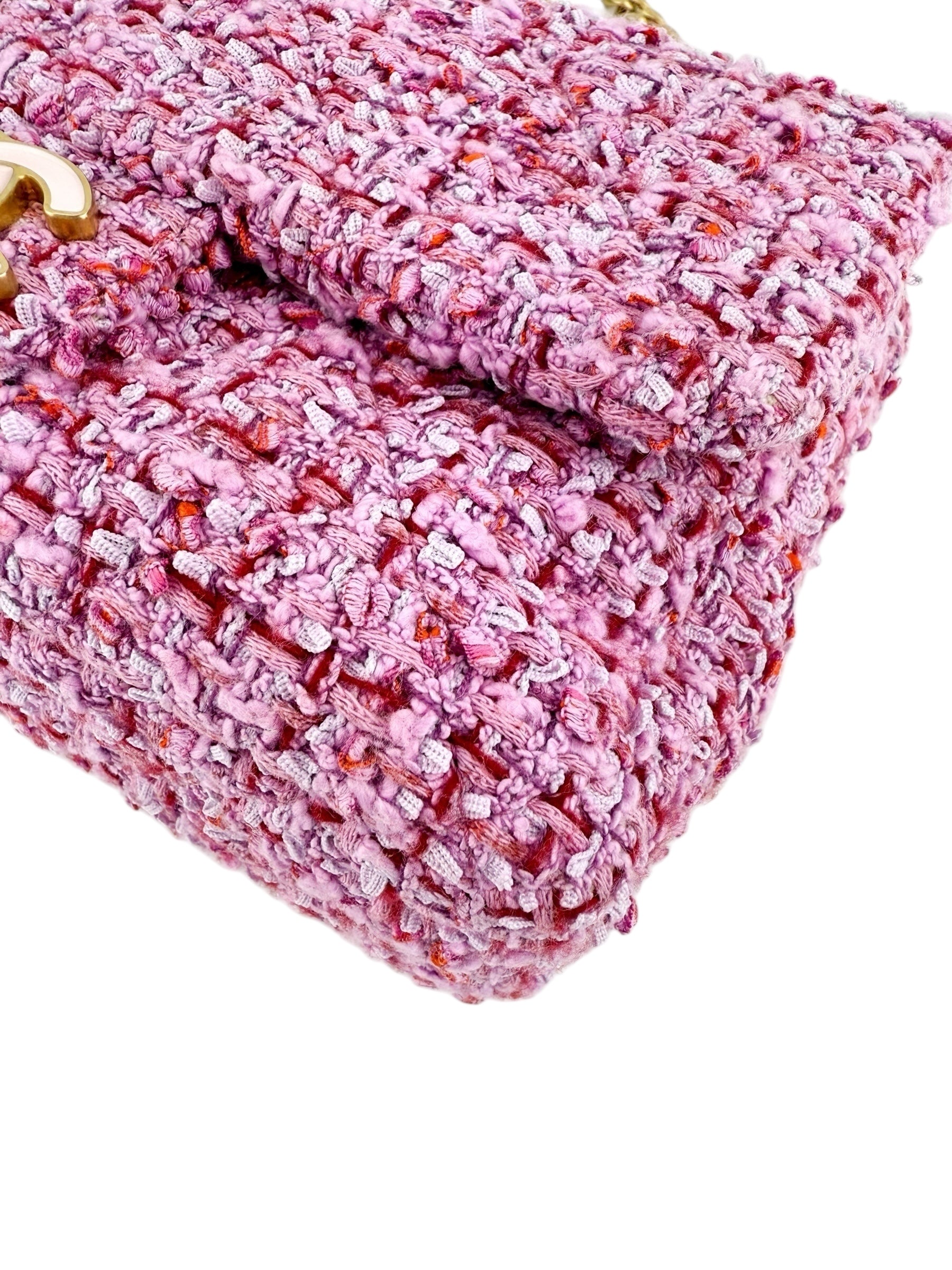 Chanel Tweed Mini Pending CC Flap