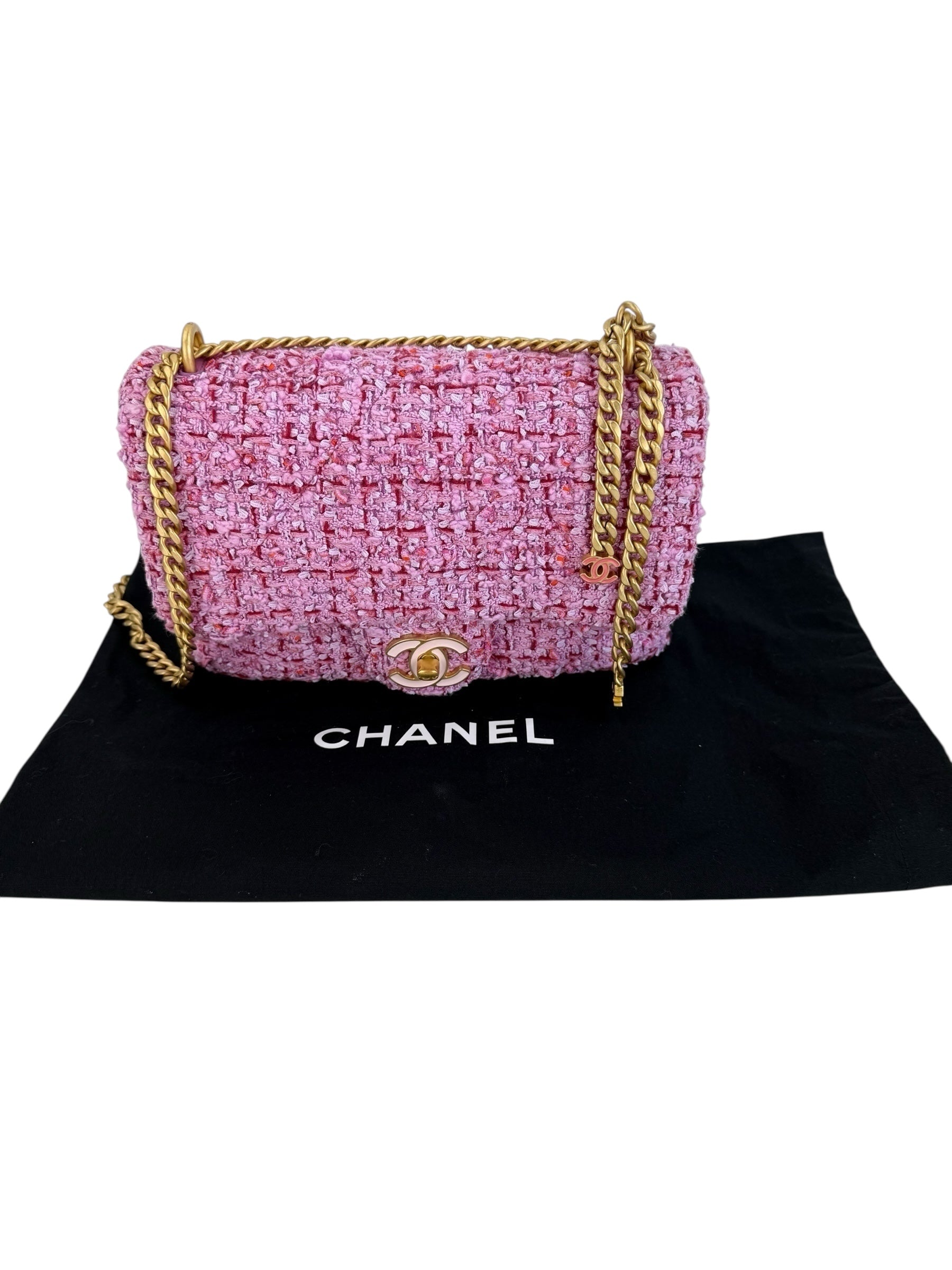 Chanel Tweed Mini Pending CC Flap