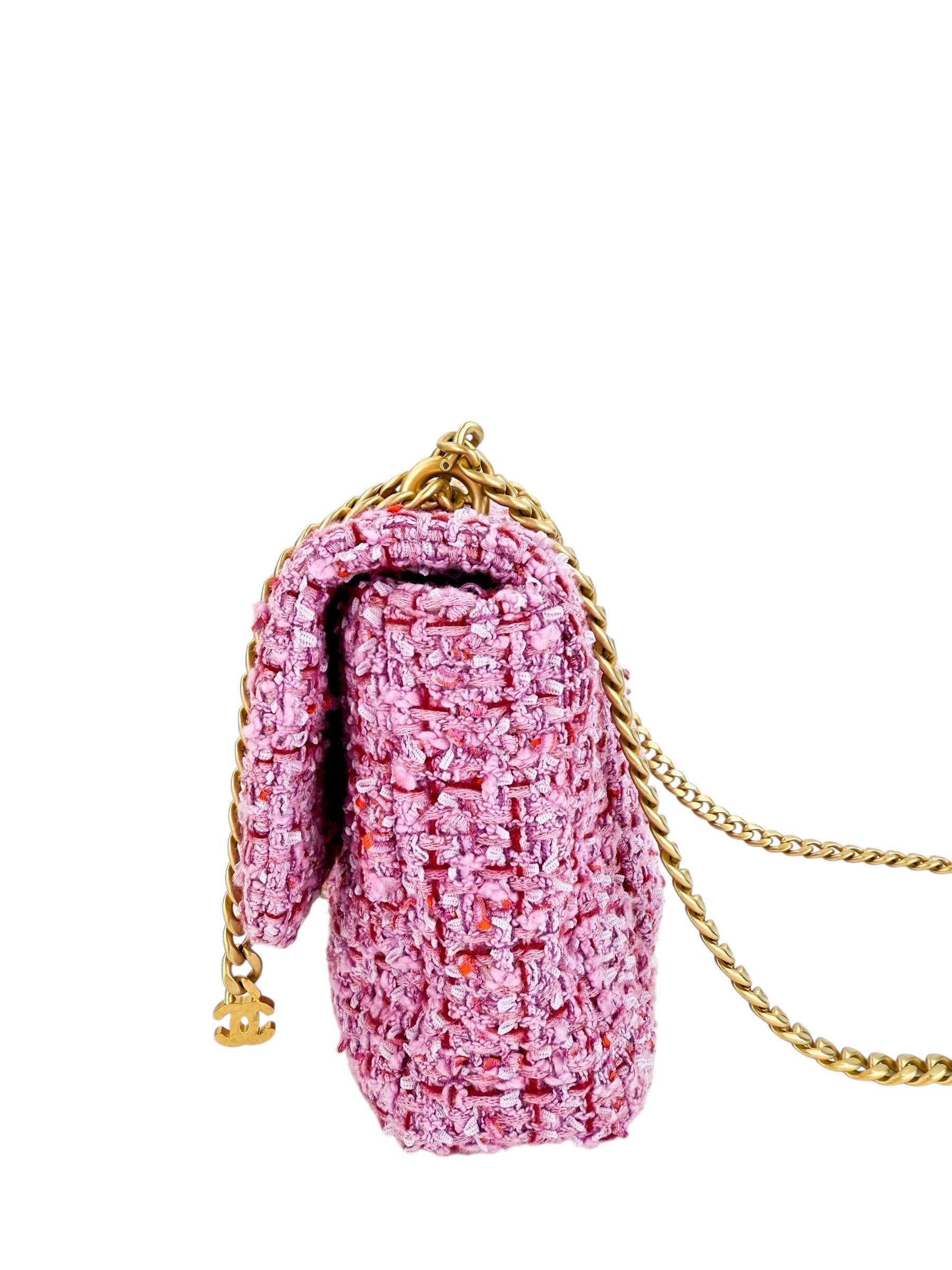 Chanel Tweed Mini Pending CC Flap