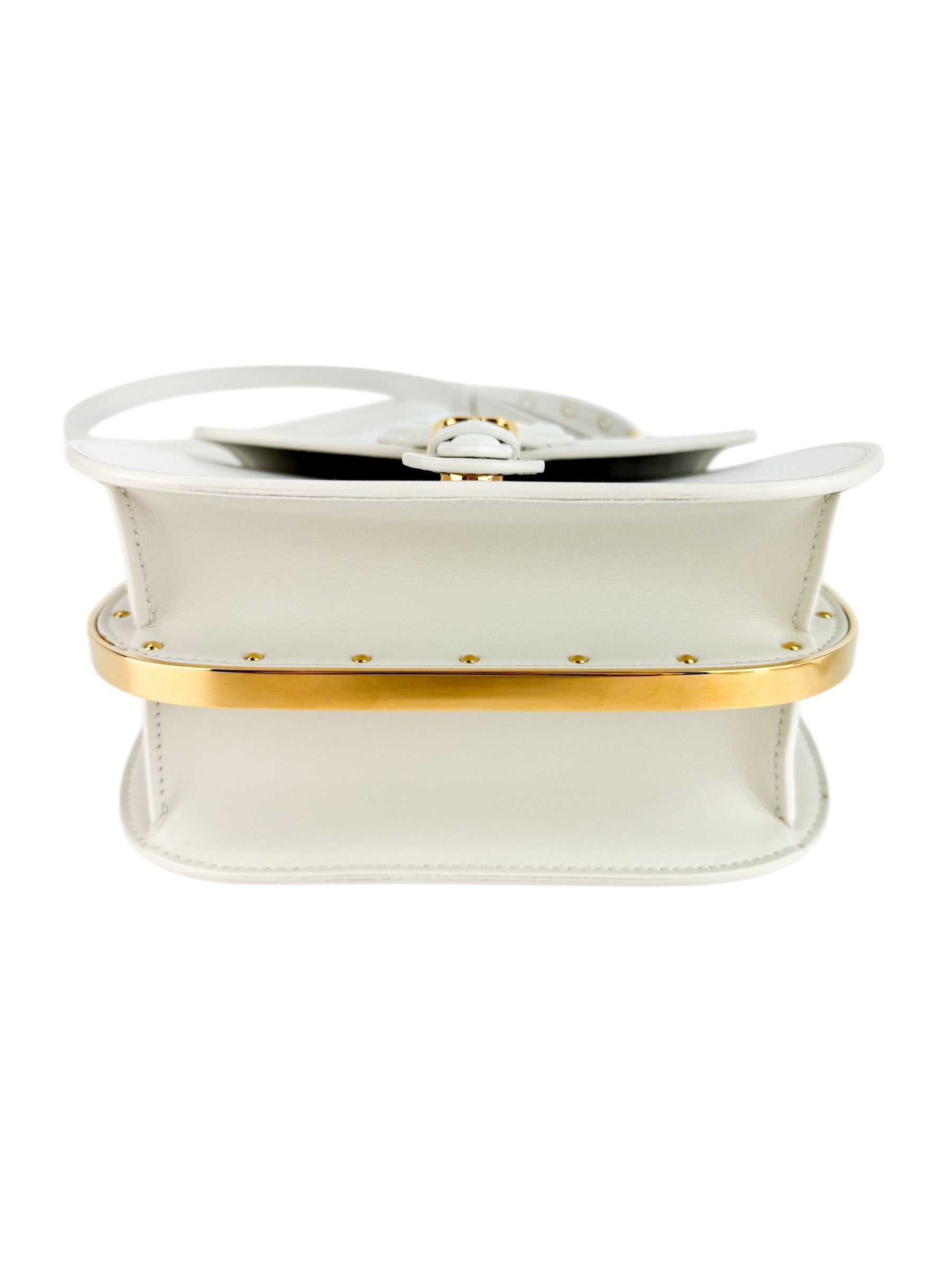 Christian Dior White Bobby Frame Bag