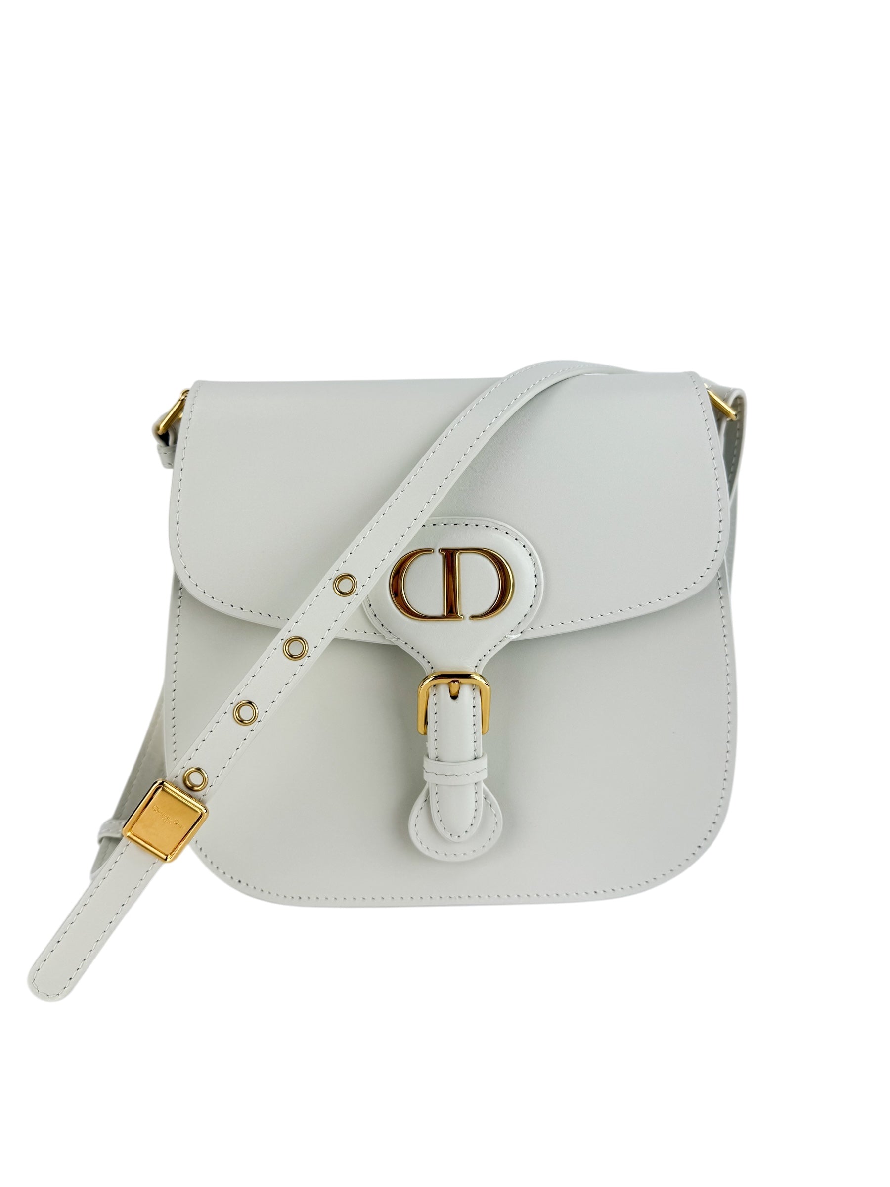 Christian Dior White Bobby Frame Bag