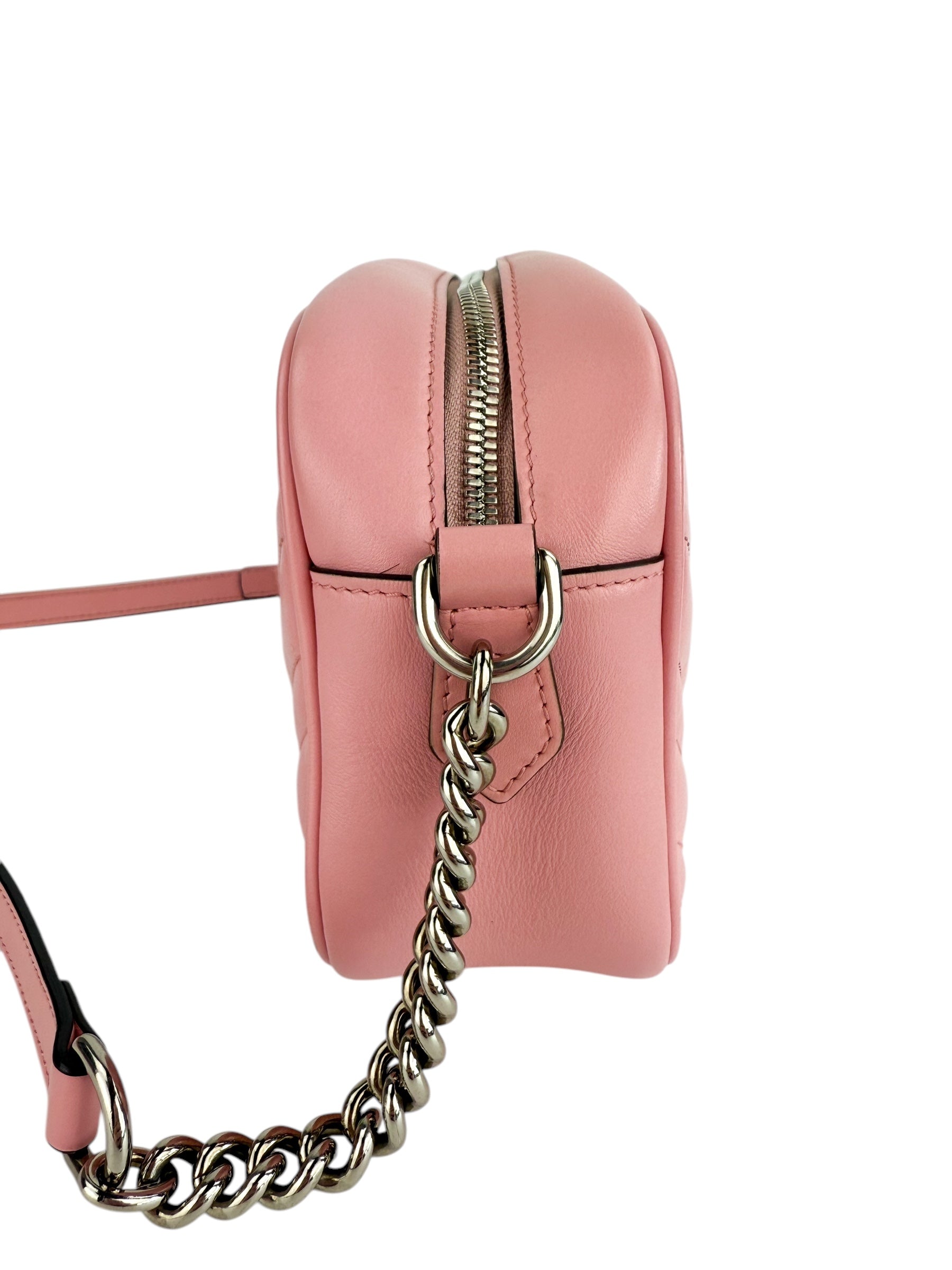 Gucci Small Pink GG Marmont Bag