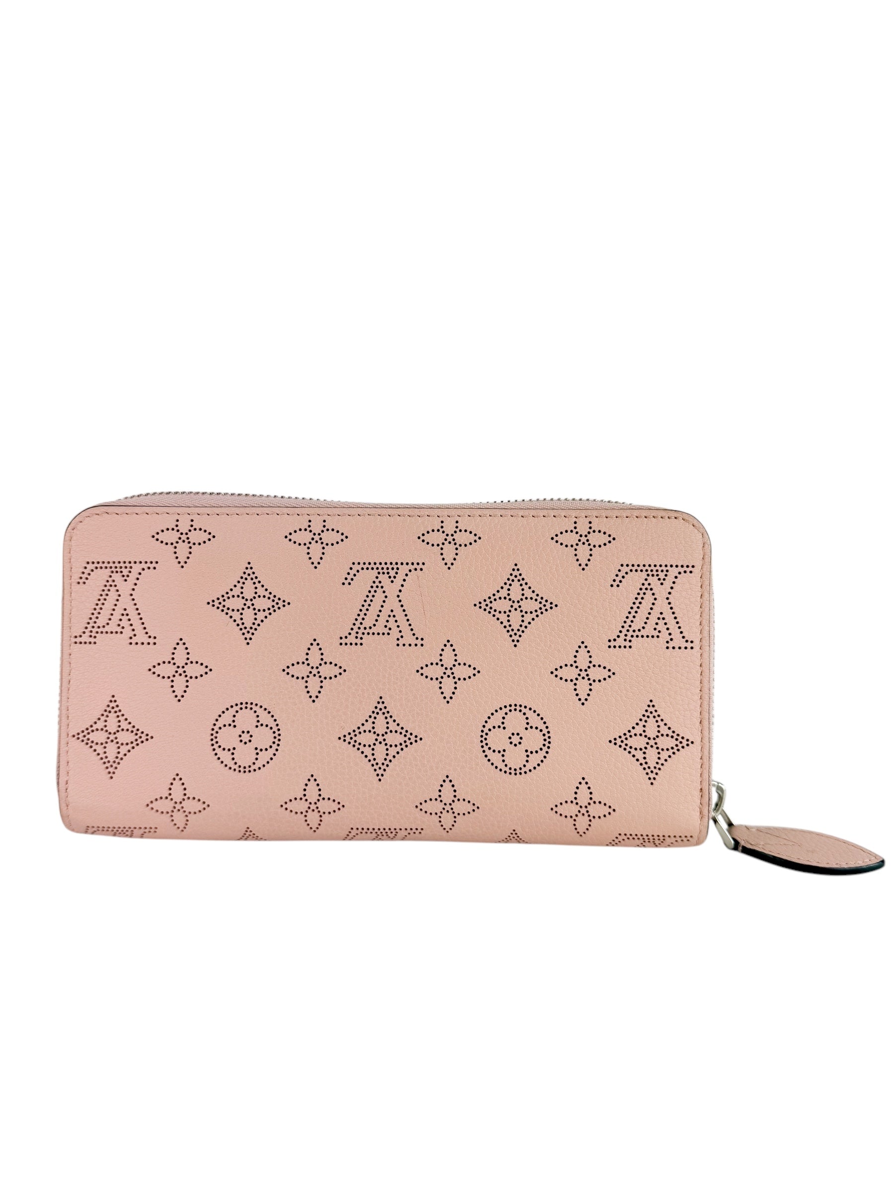 Louis Vuitton Pink Monogram Mahina Long Zippy Wallet