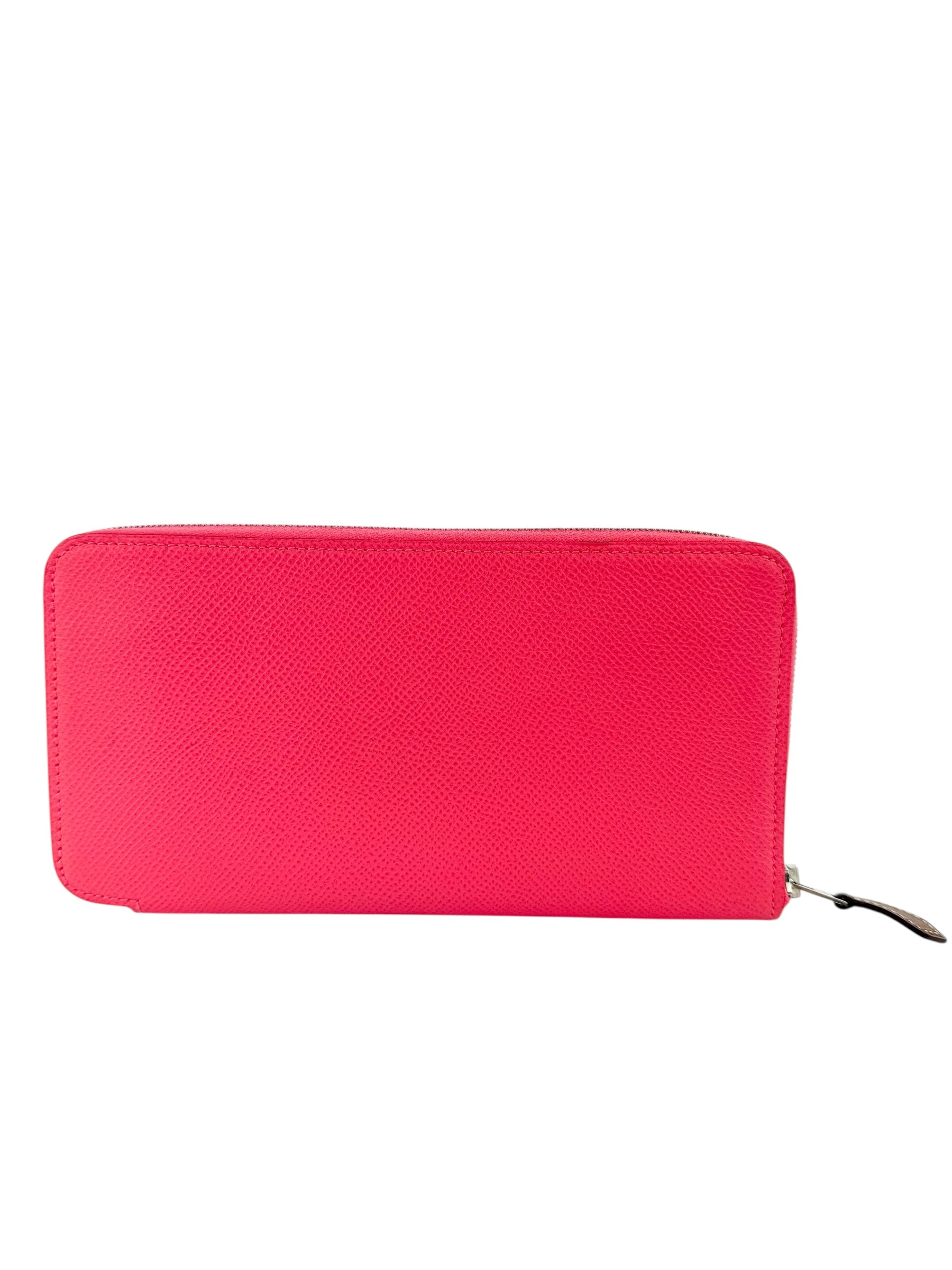 Hermes Epsom Silk'In Wallet Rose Azalee
