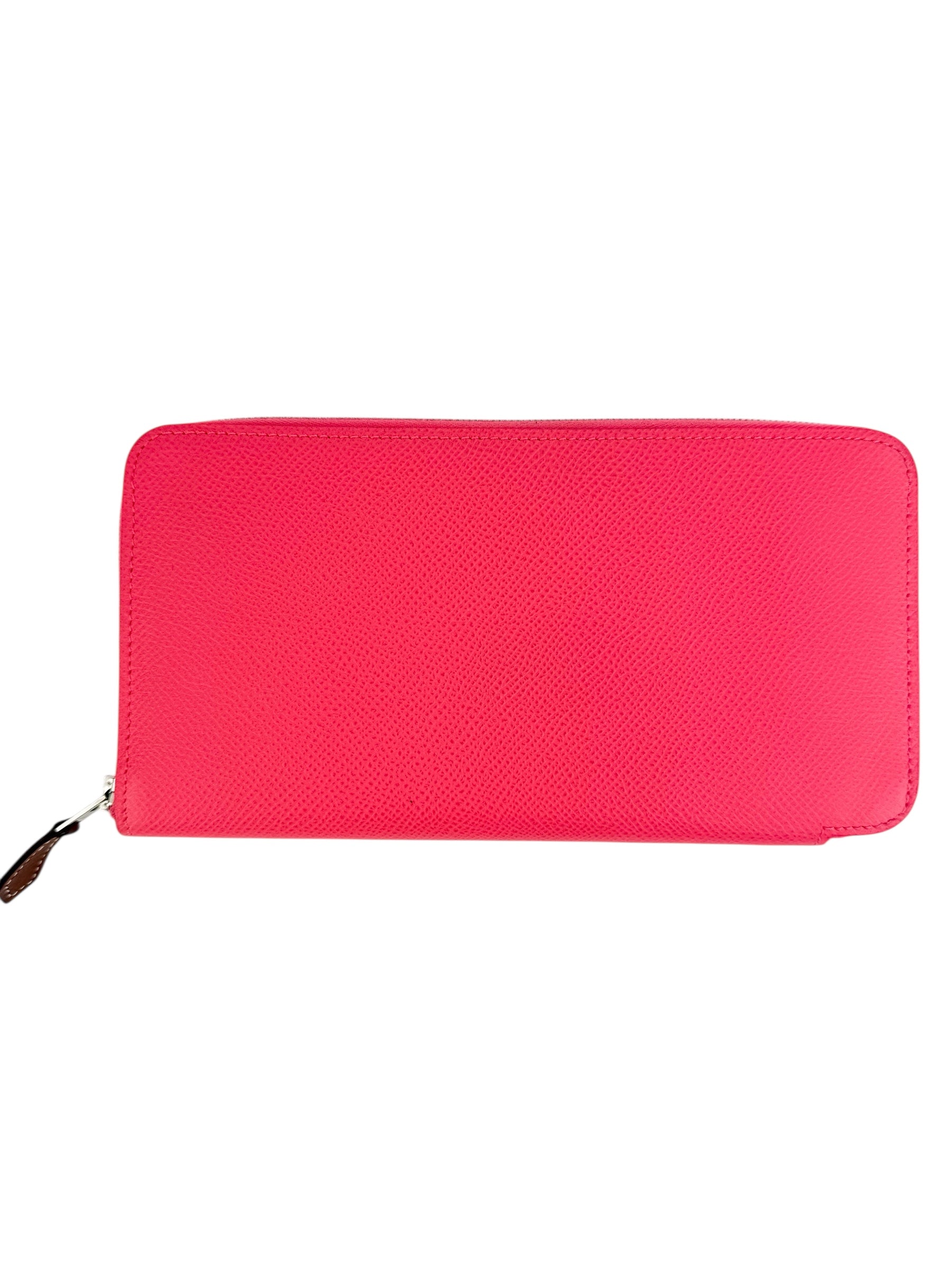 Hermes Epsom Silk'In Wallet Rose Azalee