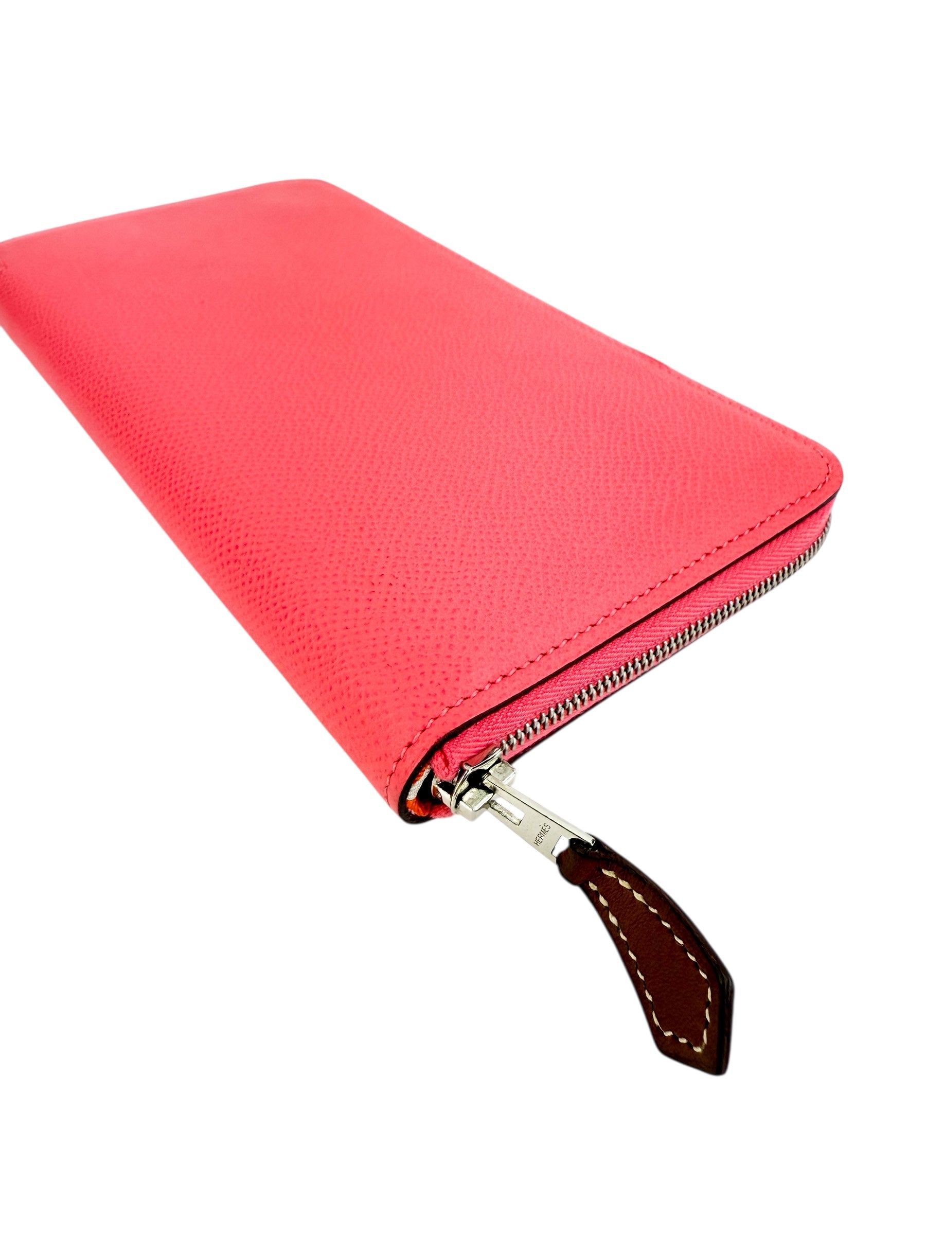 Hermes Epsom Silk'In Wallet Rose Azalee