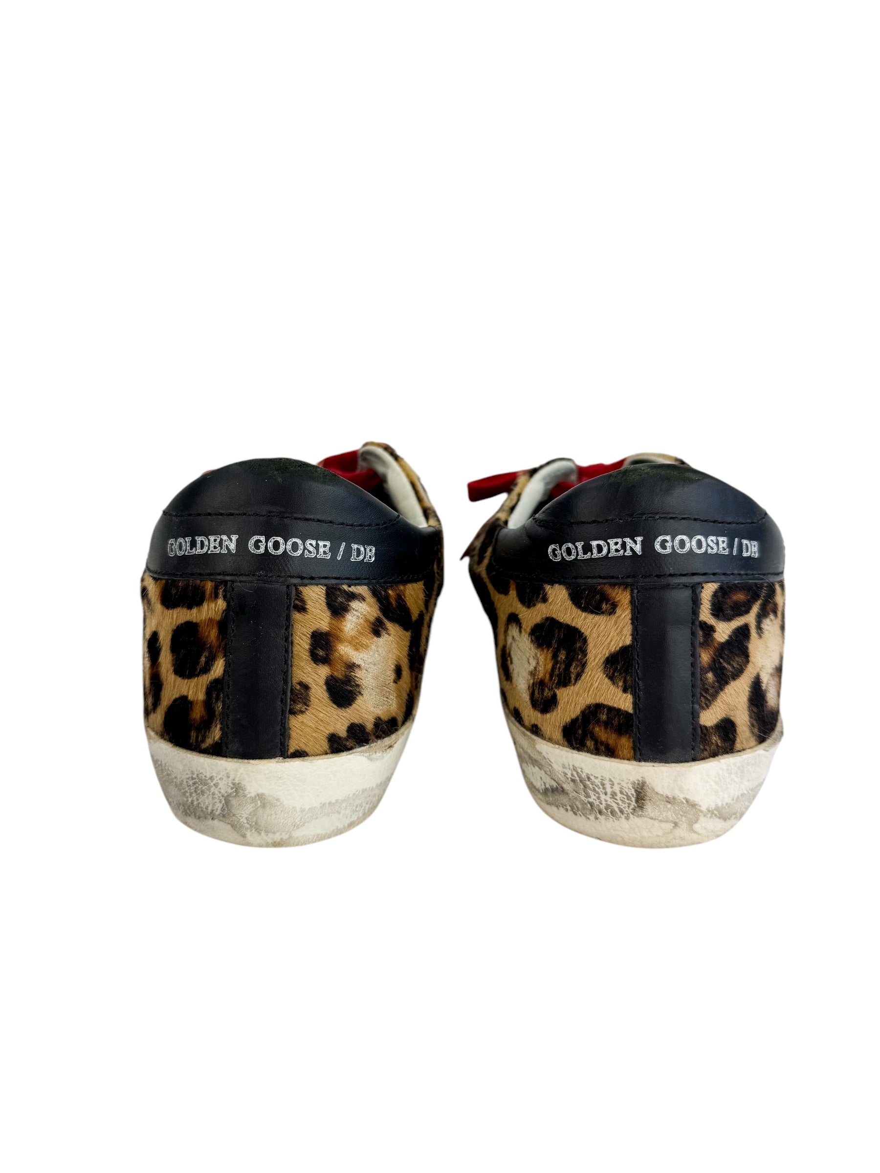 Golden Goose Pony Hair Super Star Sneakers Size 36