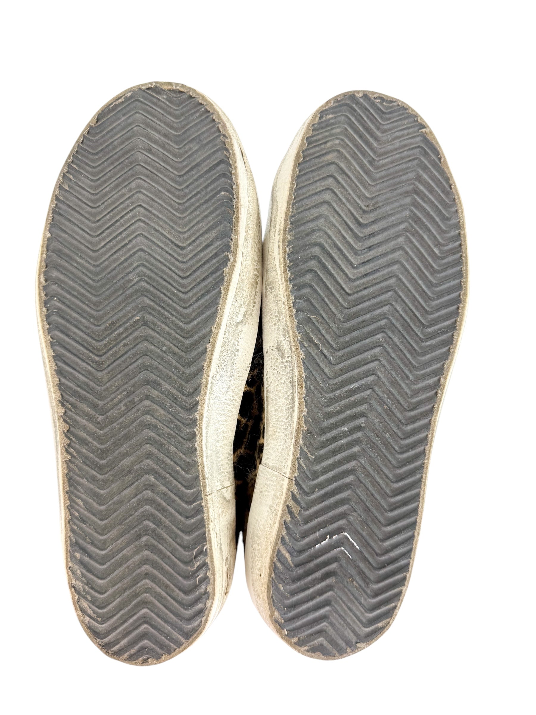 Golden Goose Pony Hair Super Star Sneakers Size 36