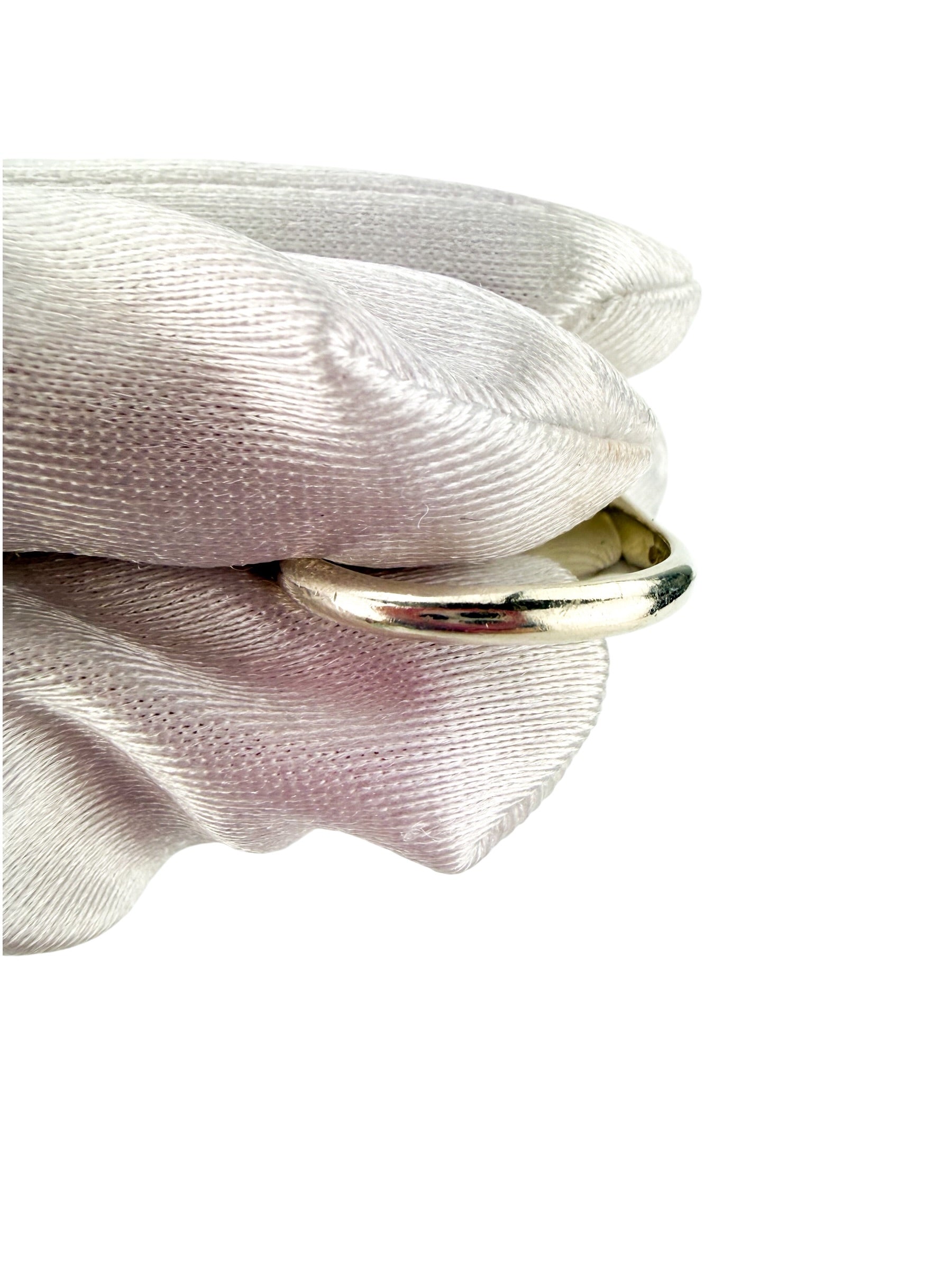 Tiffany&Co. Return to Tiffany Heart Signet Ring Silver Size 8