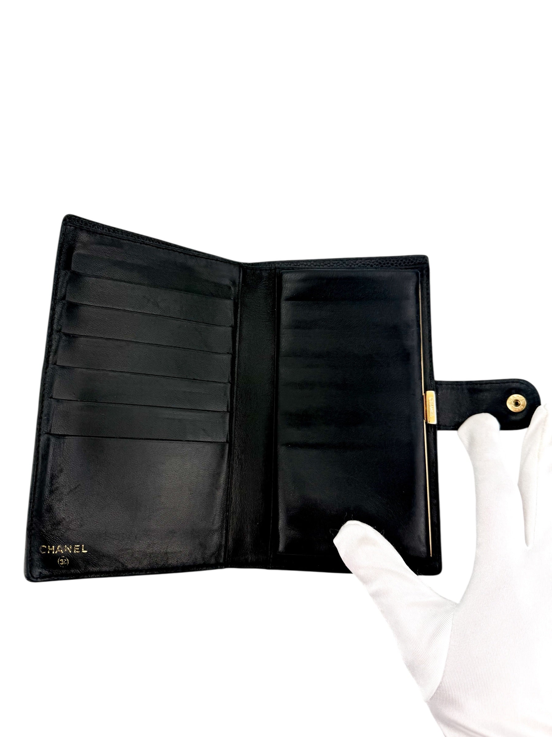 Chanel Vintage Timeless CC French Wallet