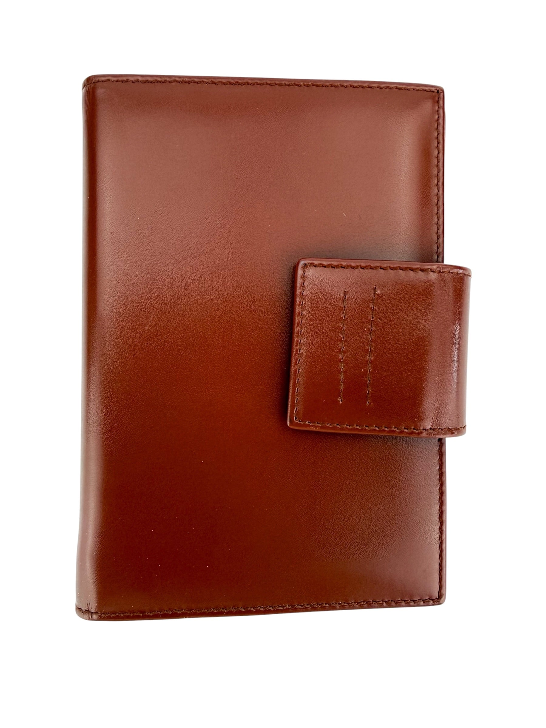 Prada Smooth Leather Agenda Brown (Full Set)