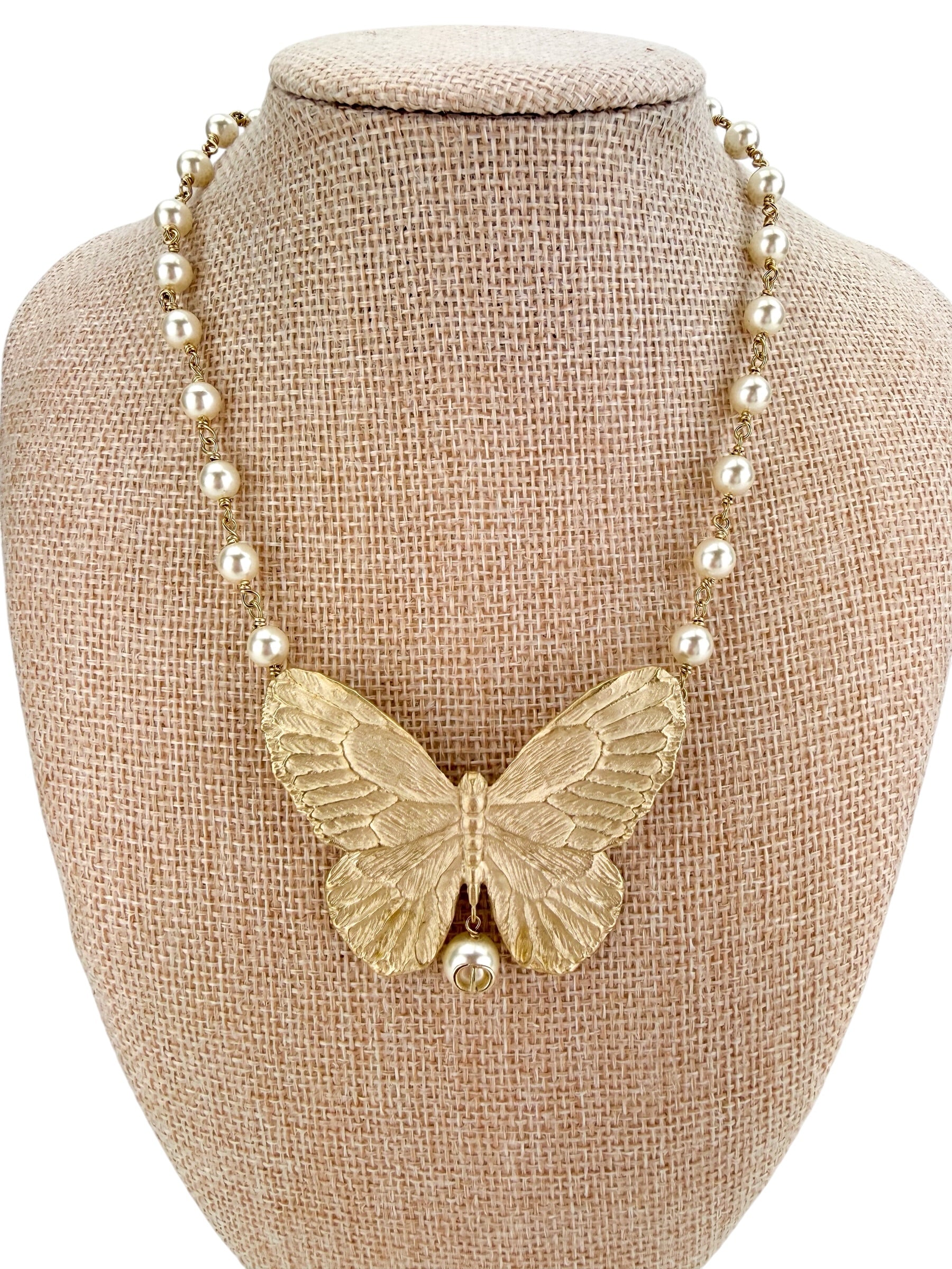 Christian Dior Metamorphose Butterfly Necklace