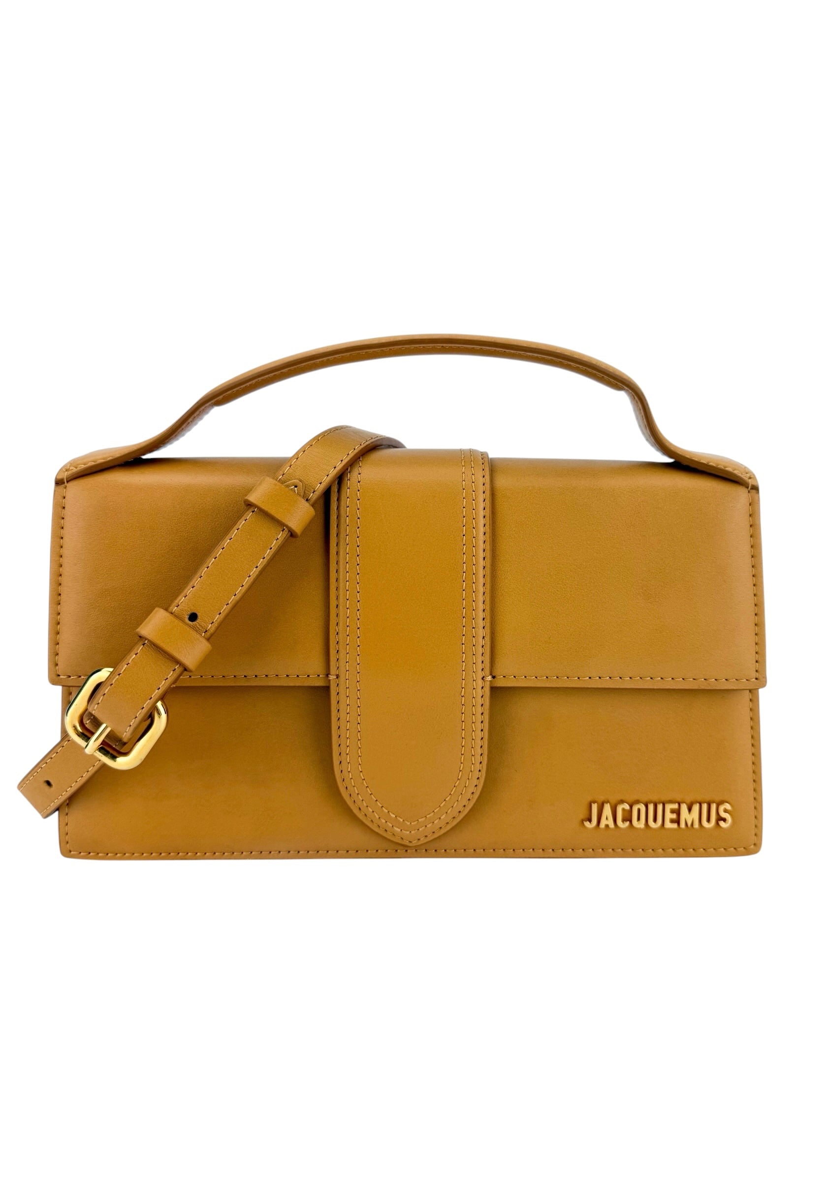 Jacquemus Smooth Calfskin Le Grand Bambino Camel