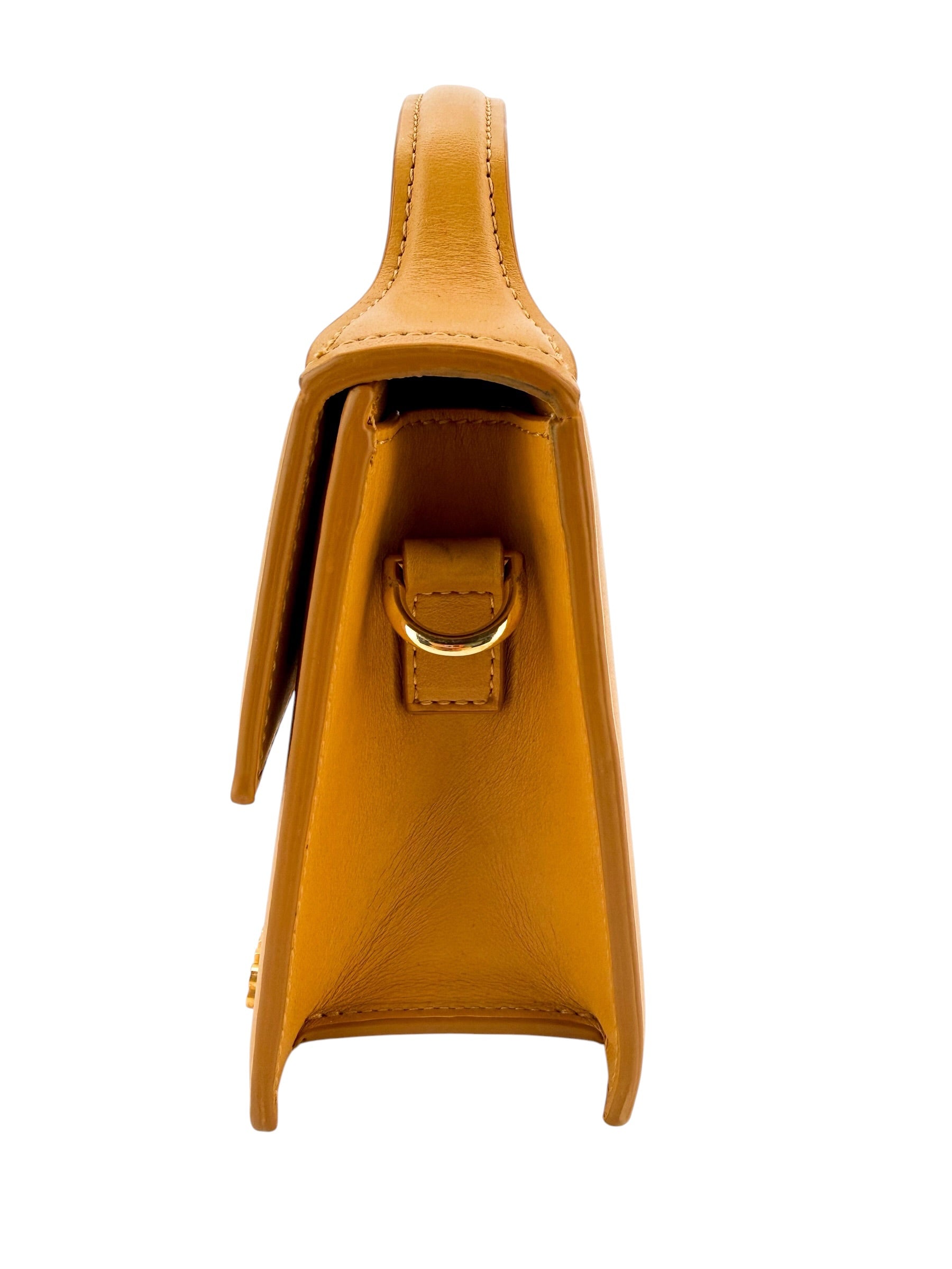 Jacquemus Smooth Calfskin Le Grand Bambino Camel