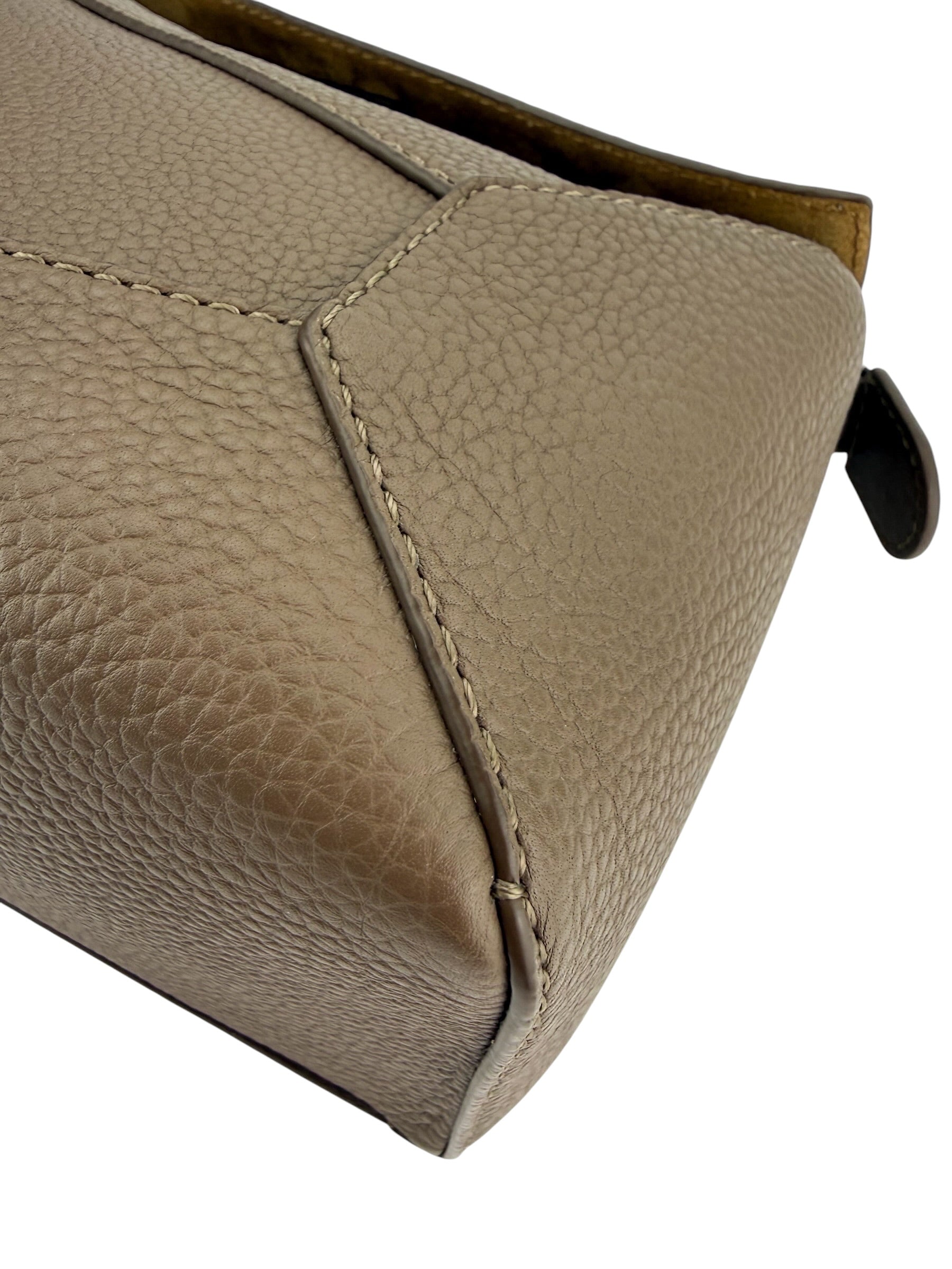 Loewe Calfskin Large Puzzle Bag Brown