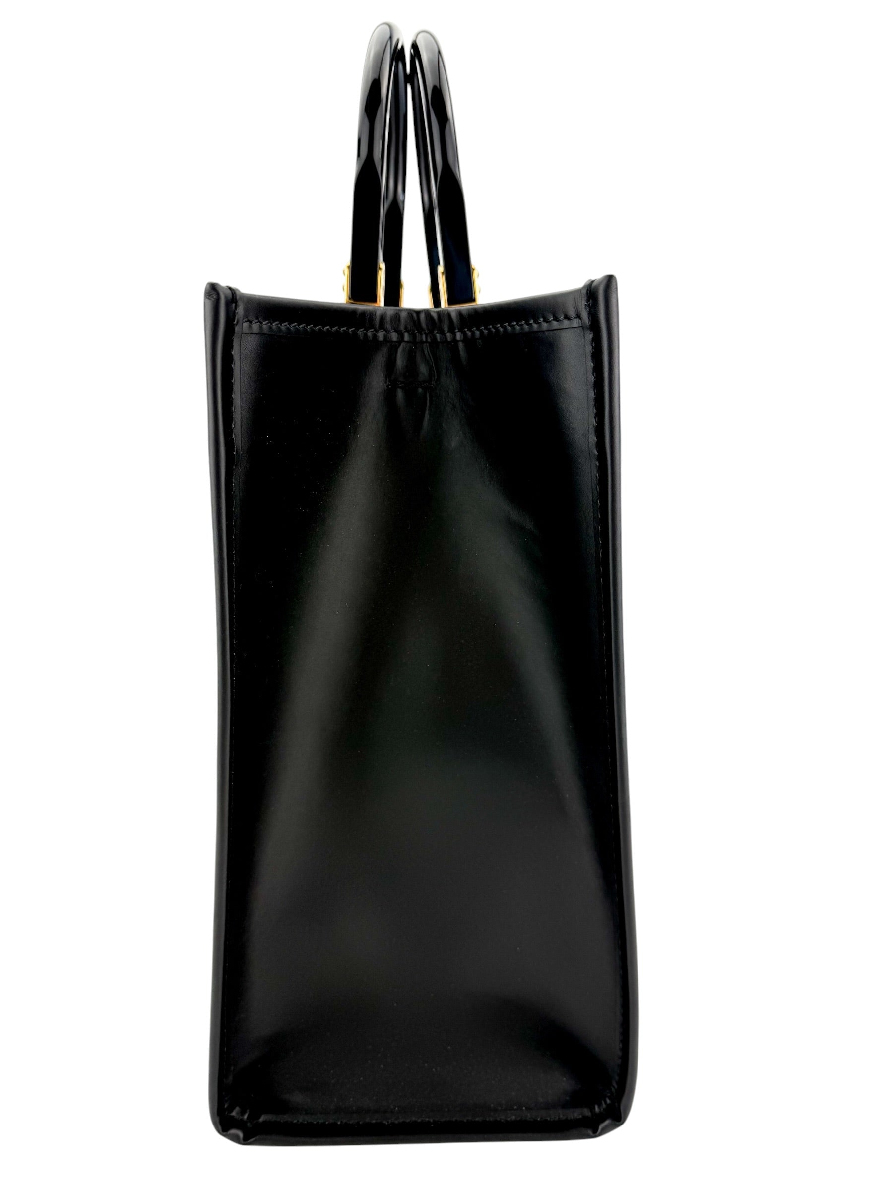 Fendi x Versace Vitello Grace Fendace FF Baroque Sunshine Shopper Tote