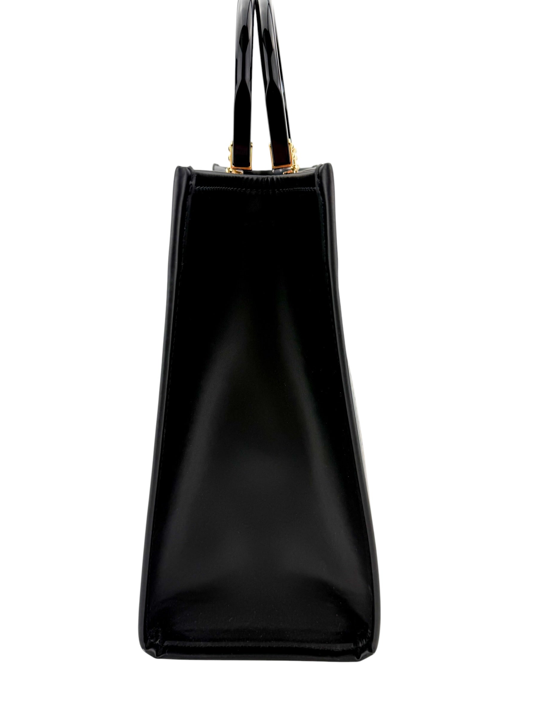 Fendi x Versace Vitello Grace Fendace FF Baroque Sunshine Shopper Tote