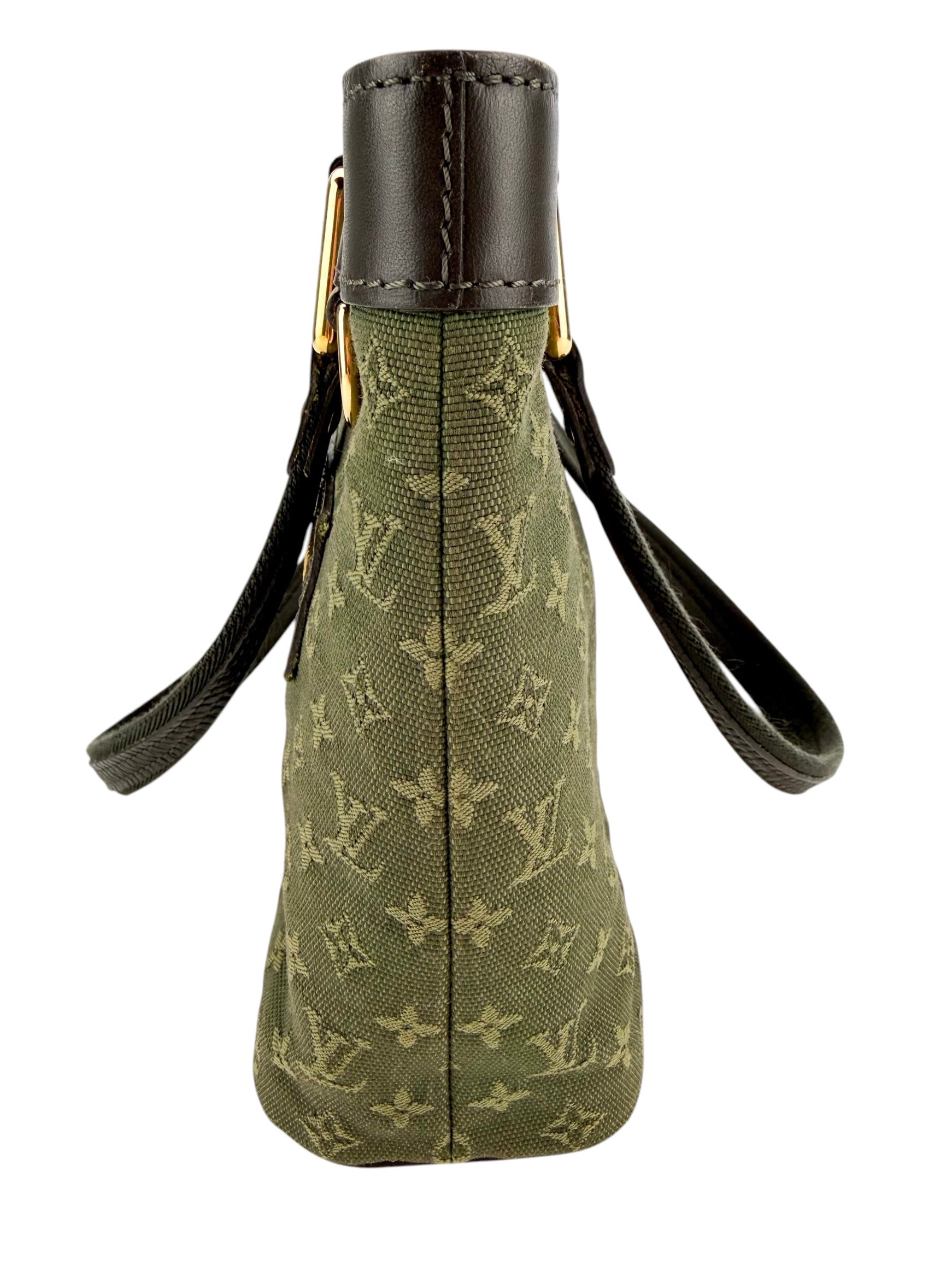 Louis Vuitton Vintage Mini Lin Sac Lucille PM Olive