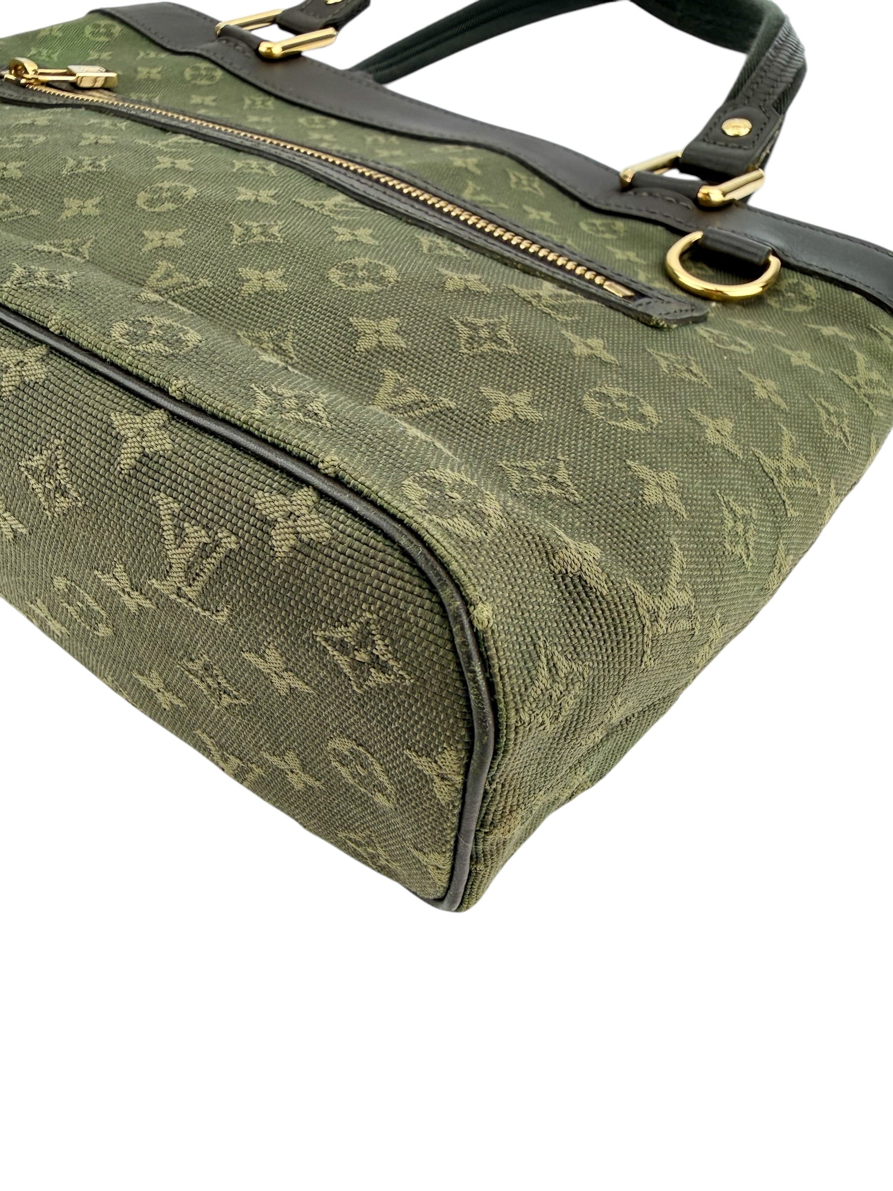 Louis Vuitton Vintage Mini Lin Sac Lucille PM Olive