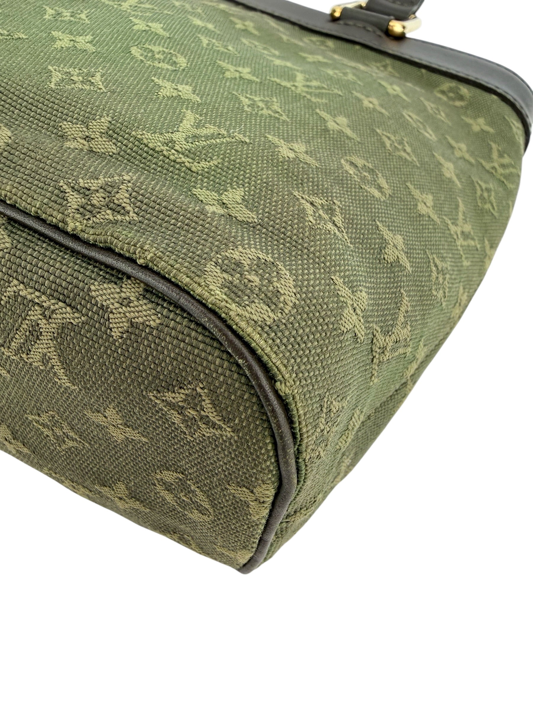 Louis Vuitton Vintage Mini Lin Sac Lucille PM Olive