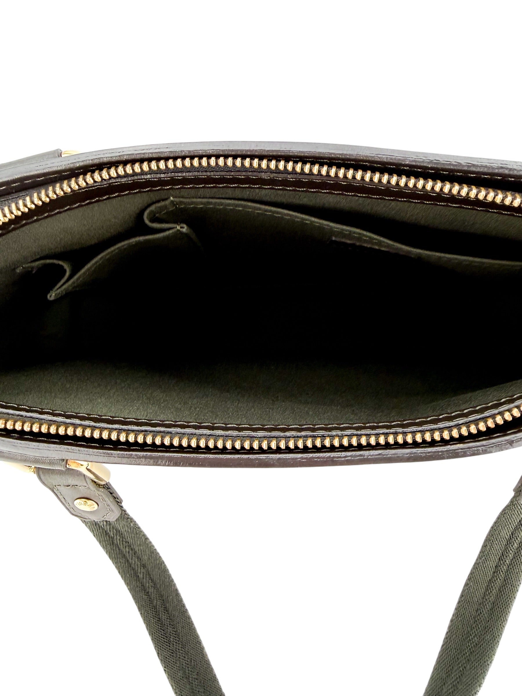 Louis Vuitton Vintage Mini Lin Sac Lucille PM Olive
