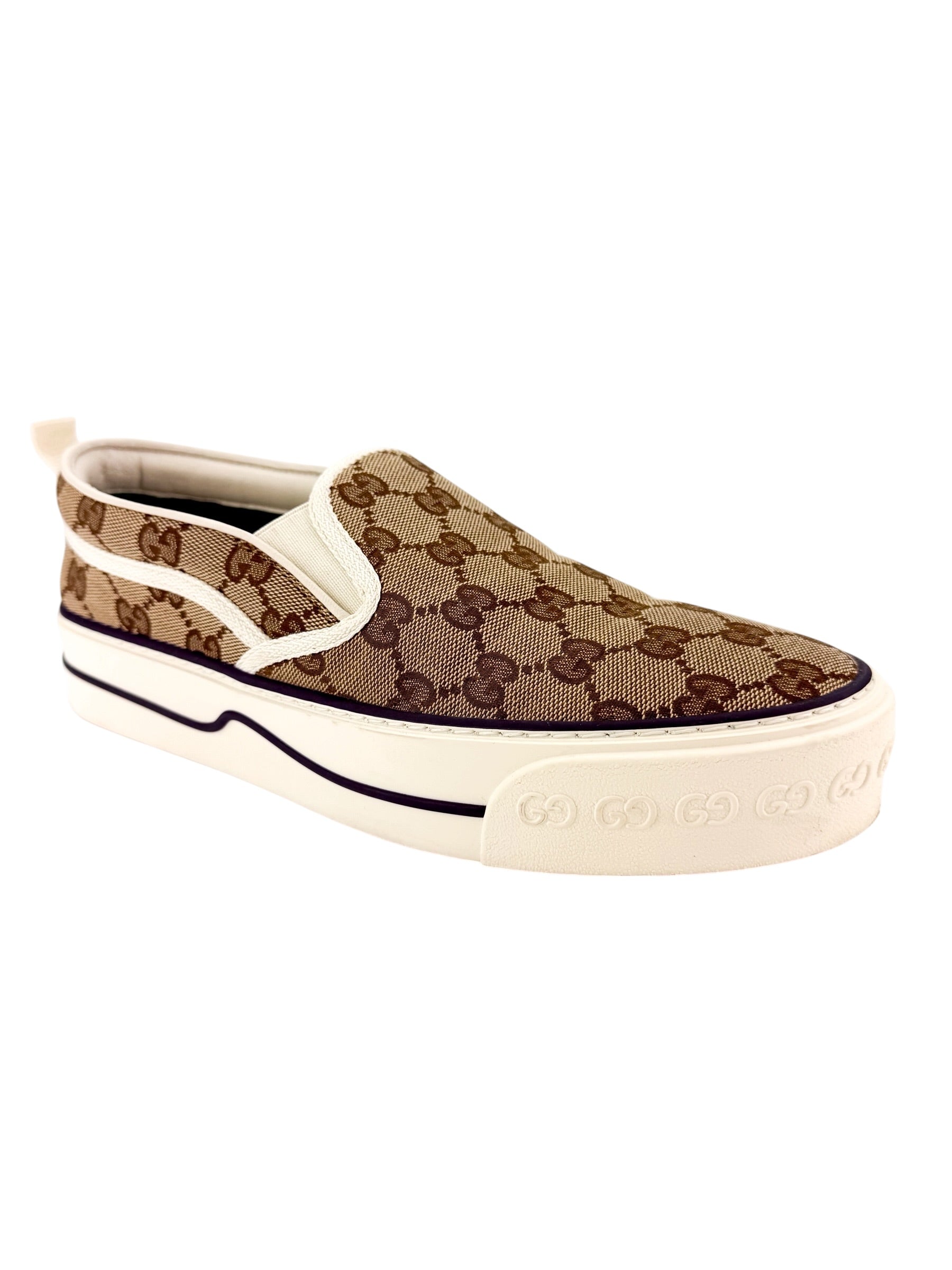 Gucci GG Canvas 1977 Tennis Sneaker Size 39.5 (Full Set)