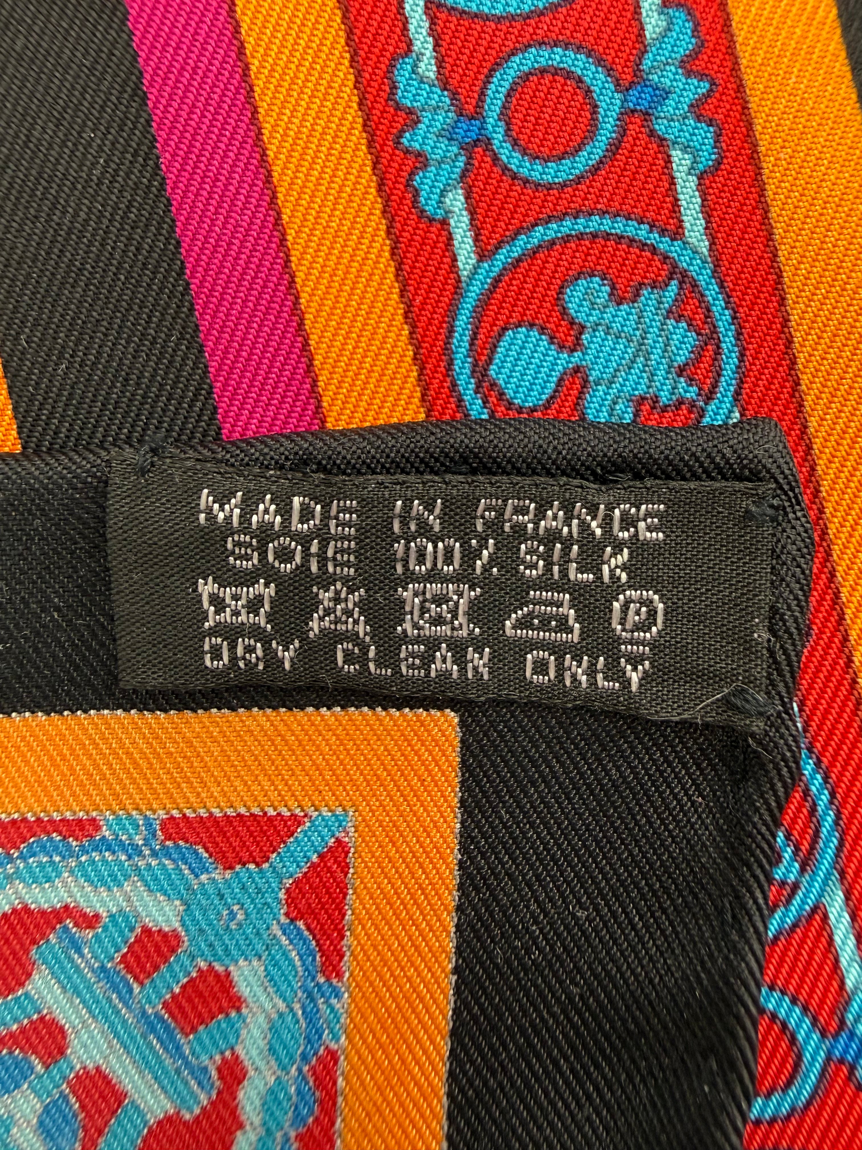 Hermes Flanerie a' Versailles Limited Edition Silk Scarf 90