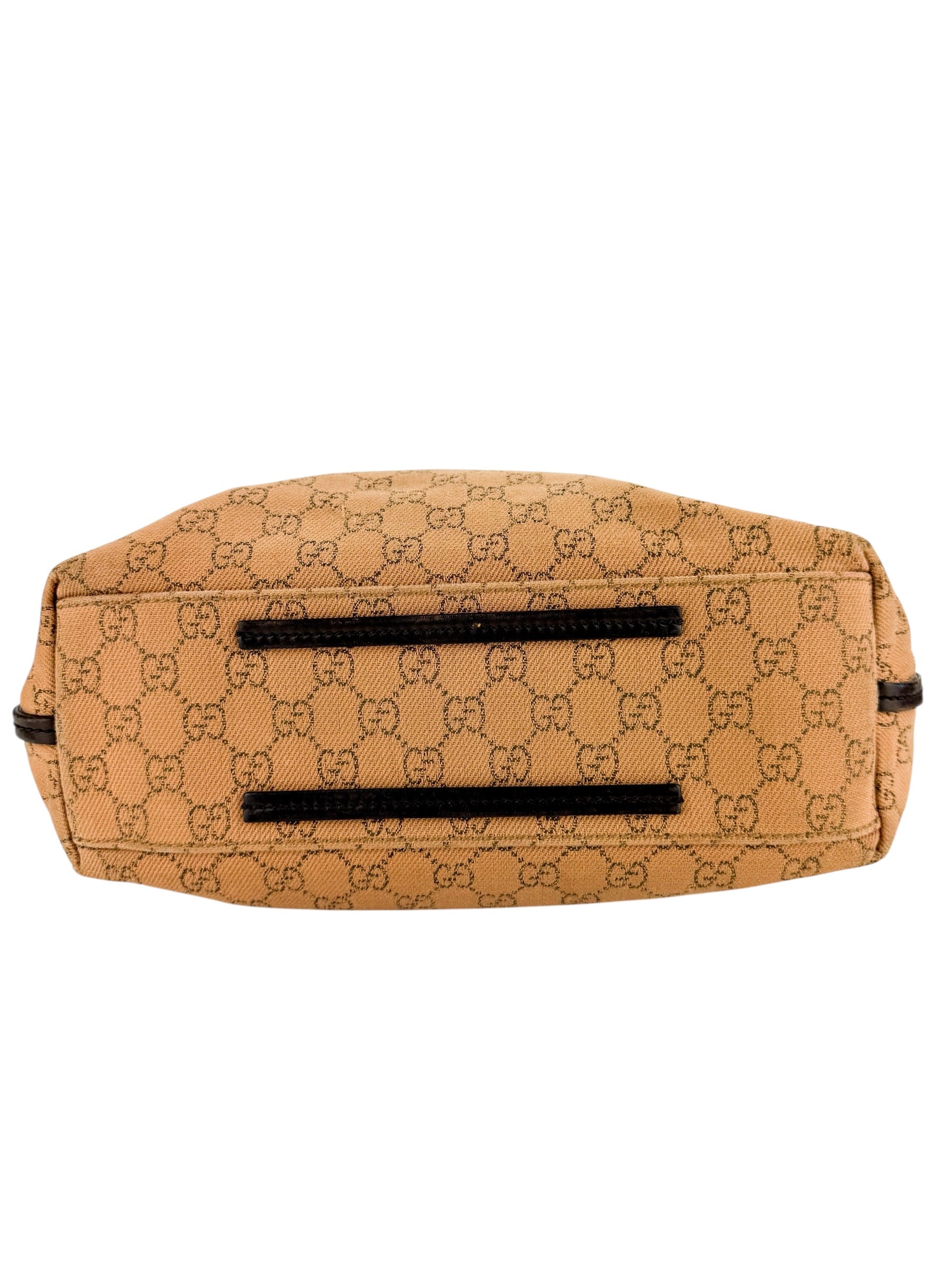 Gucci GG Gifford Canvas and Leather Tote Beige/Brown