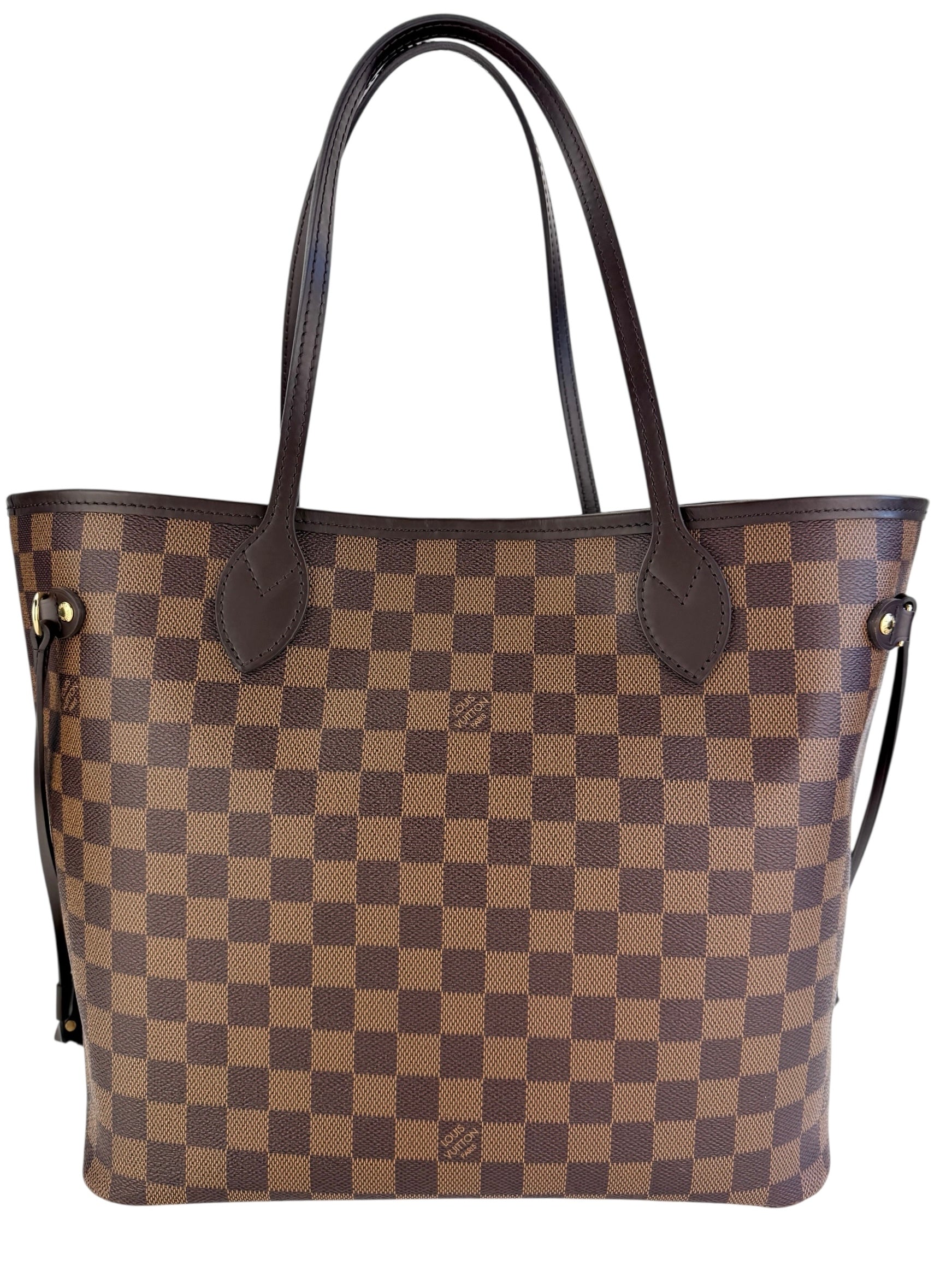 Louis Vuitton Damier Ebene Neverfull MM w/ Pouchette