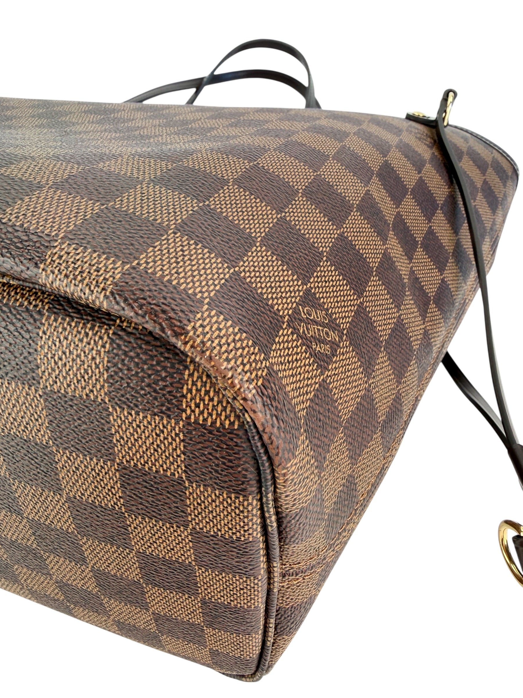 Louis Vuitton Damier Ebene Neverfull MM w/ Pouchette