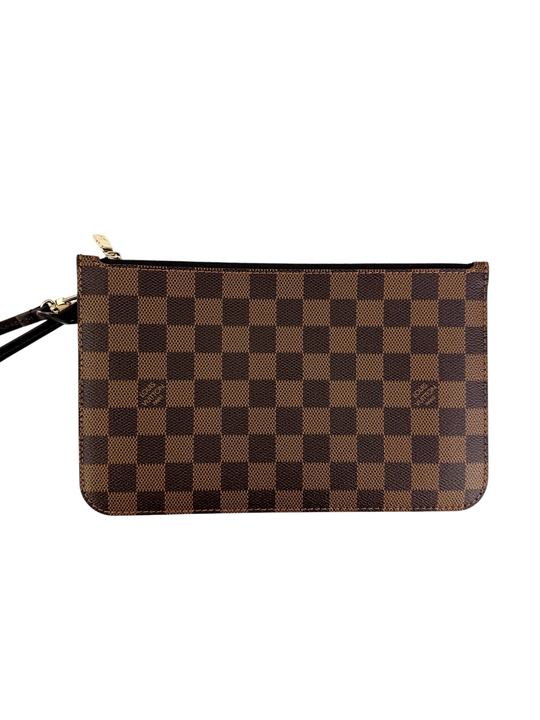 Louis Vuitton Damier Ebene Neverfull MM w/ Pouchette