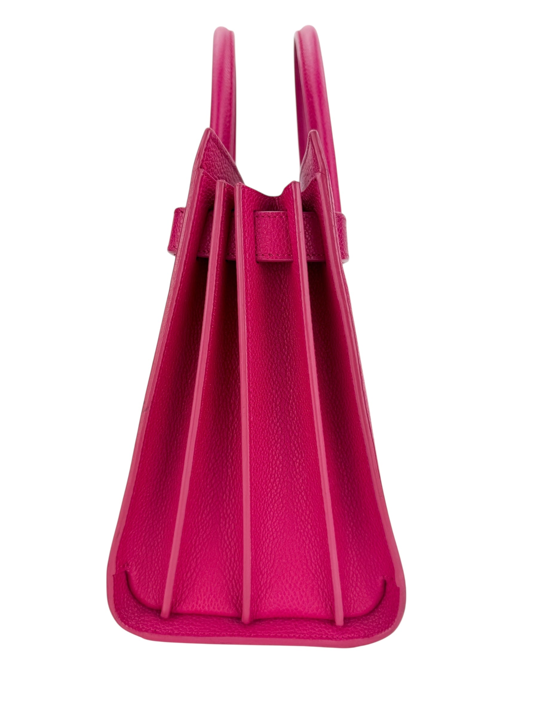 Saint Laurent Baby Sac De Jour Grained Calfskin Pink