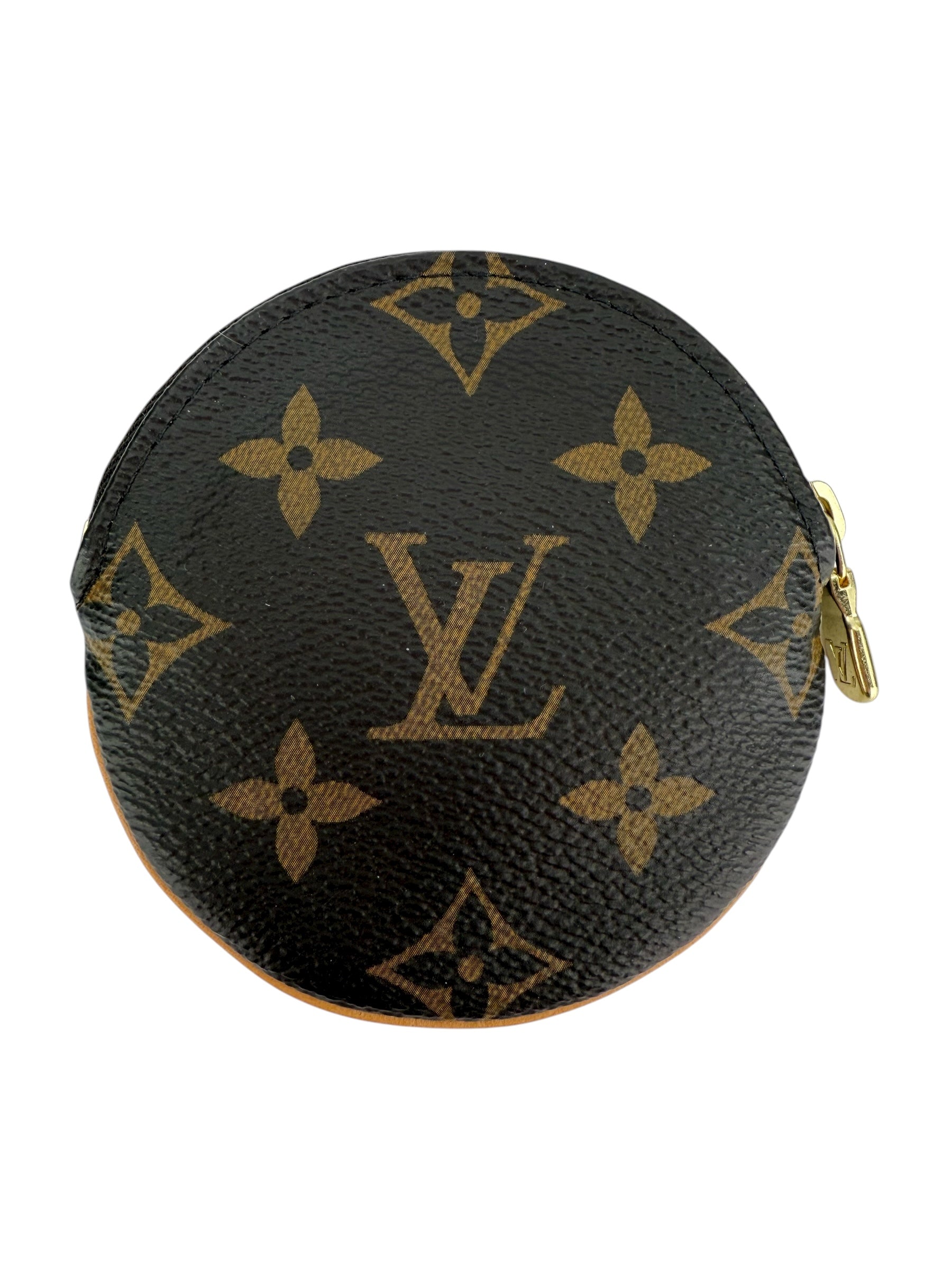 Louis Vuitton Monogram Round Coin Purse (Full Set)