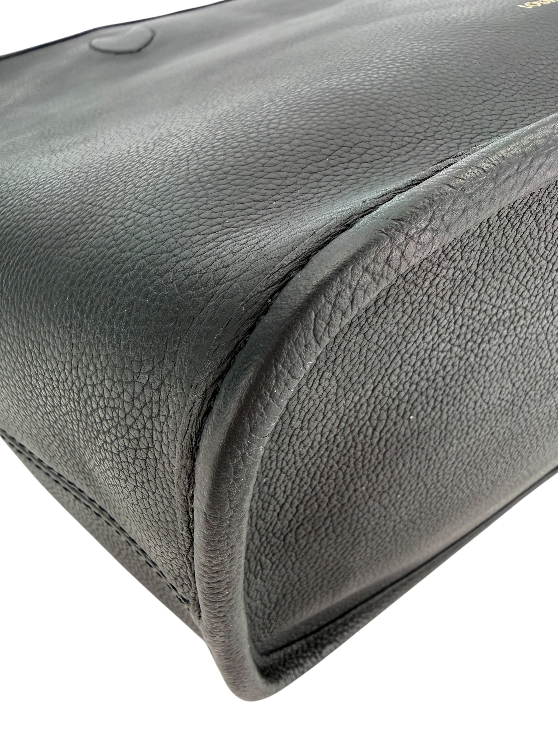 Louis Vuitton Monogram Calfskin Neo Neverfull Inside Out MM Black with Pochette (Full Set)