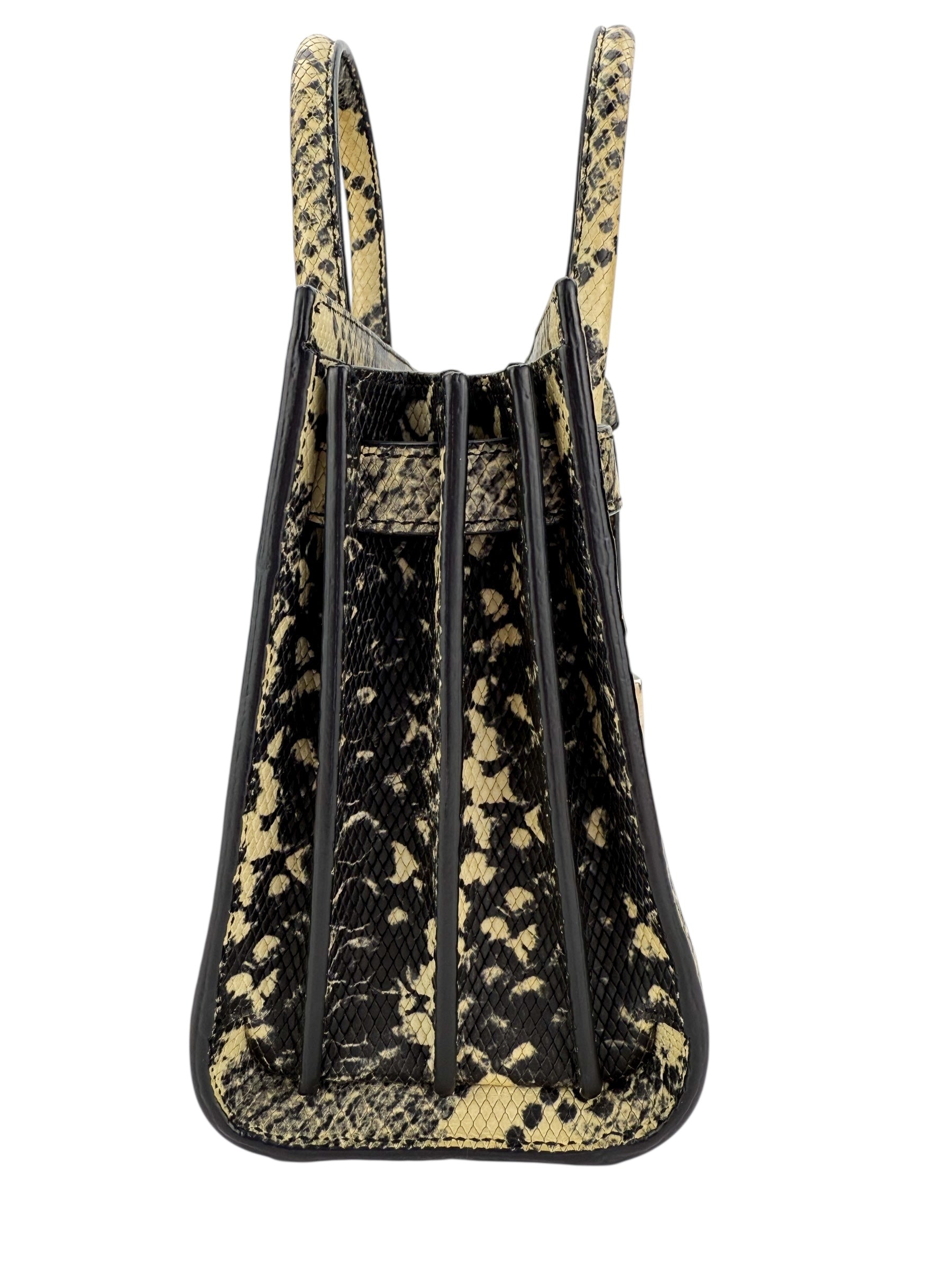 Saint Laurent Nano Sac De Jour Embossed Snake Print