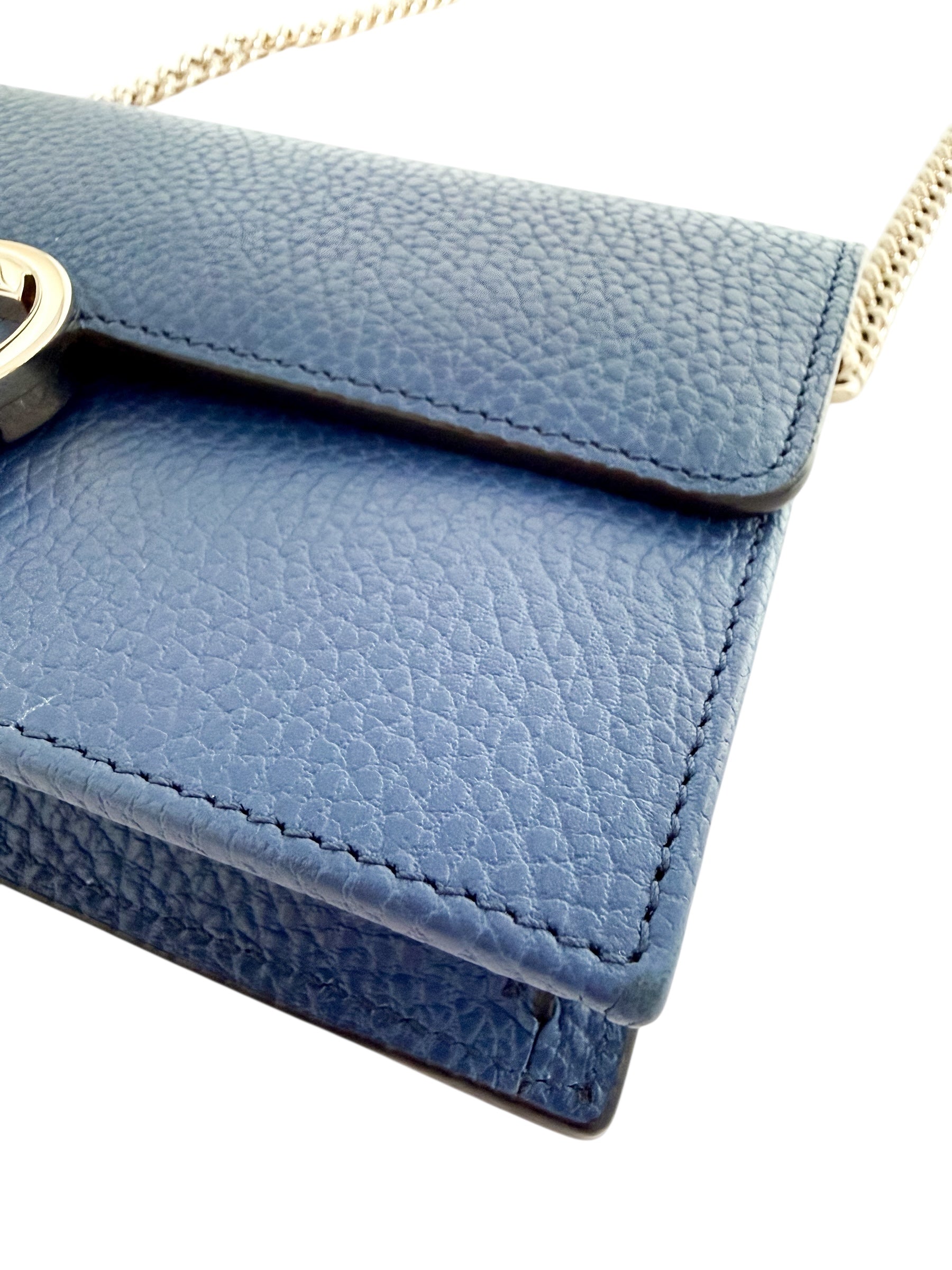 Gucci Interlocking GG Wallet on Chain (Full Set)