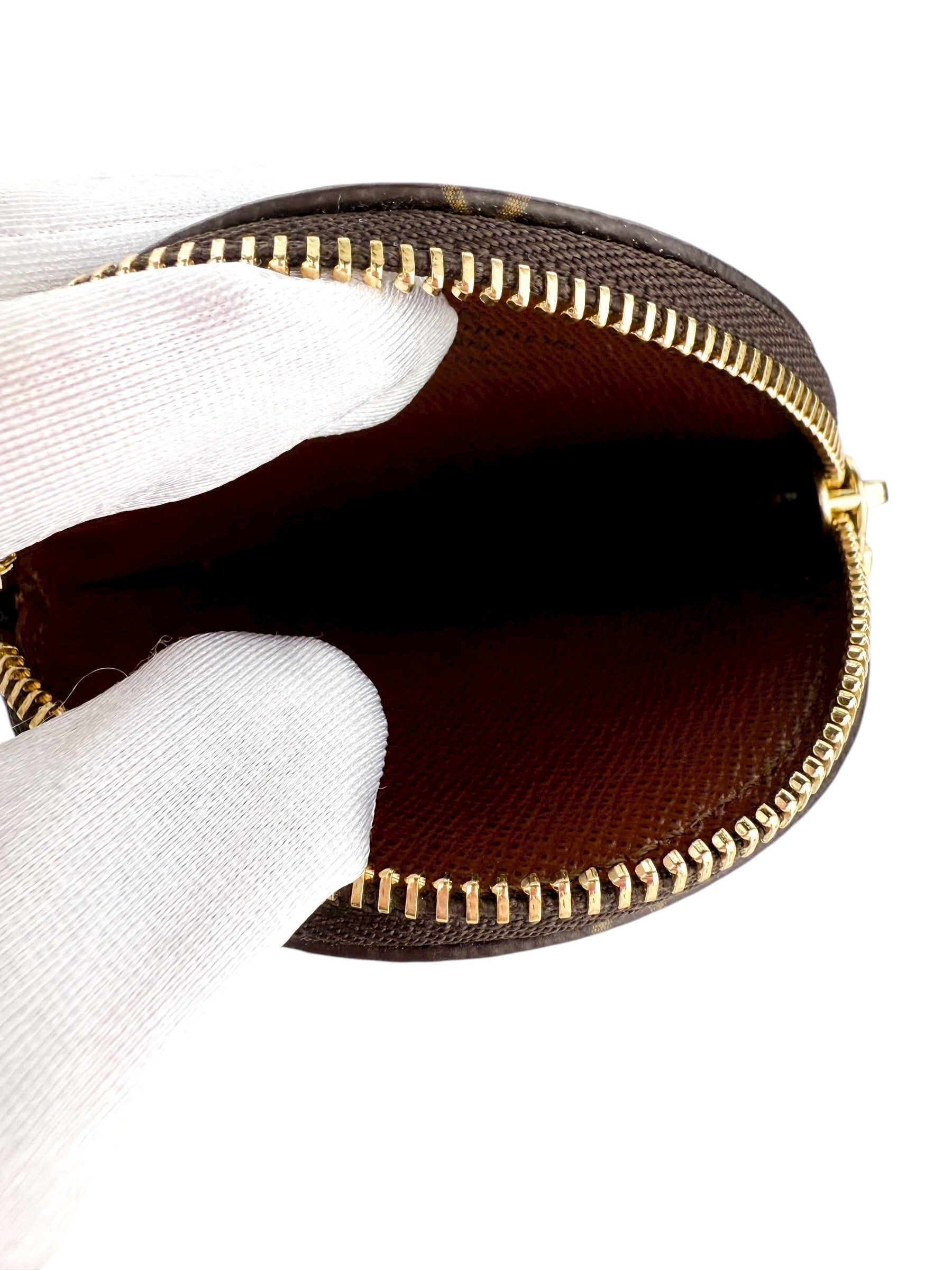 Louis Vuitton Monogram Round Coin Purse (Full Set)