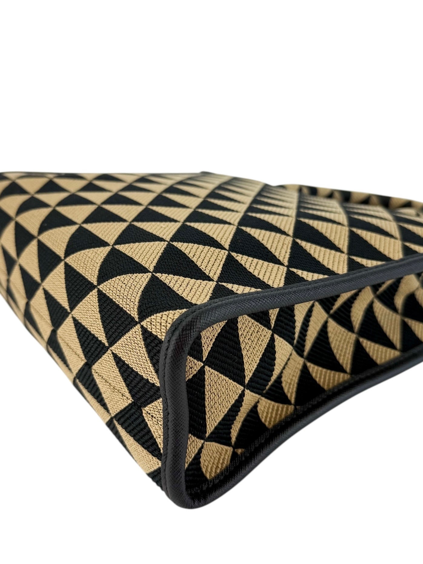 Prada Symbole Embroidered Tote Bag