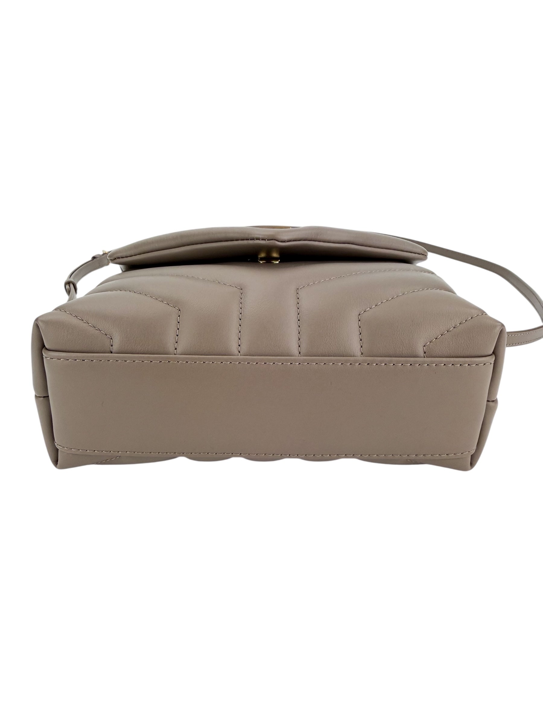 Saint Laurent Toy LouLou Crossbody Dark Beige (Full Set)