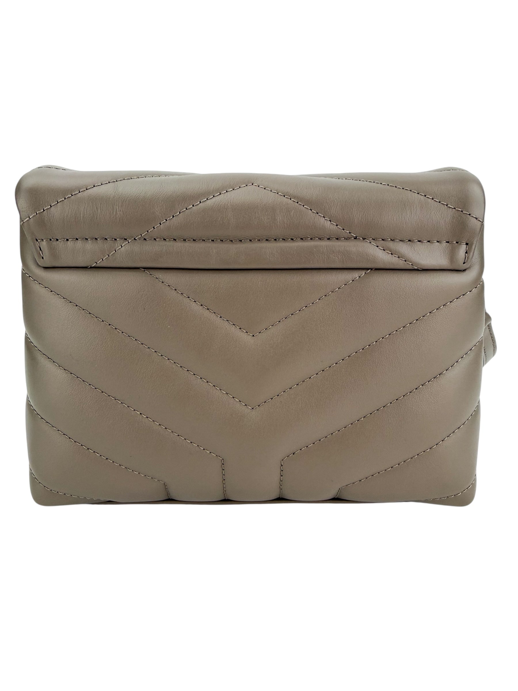 Saint Laurent Toy LouLou Crossbody Dark Beige (Full Set)