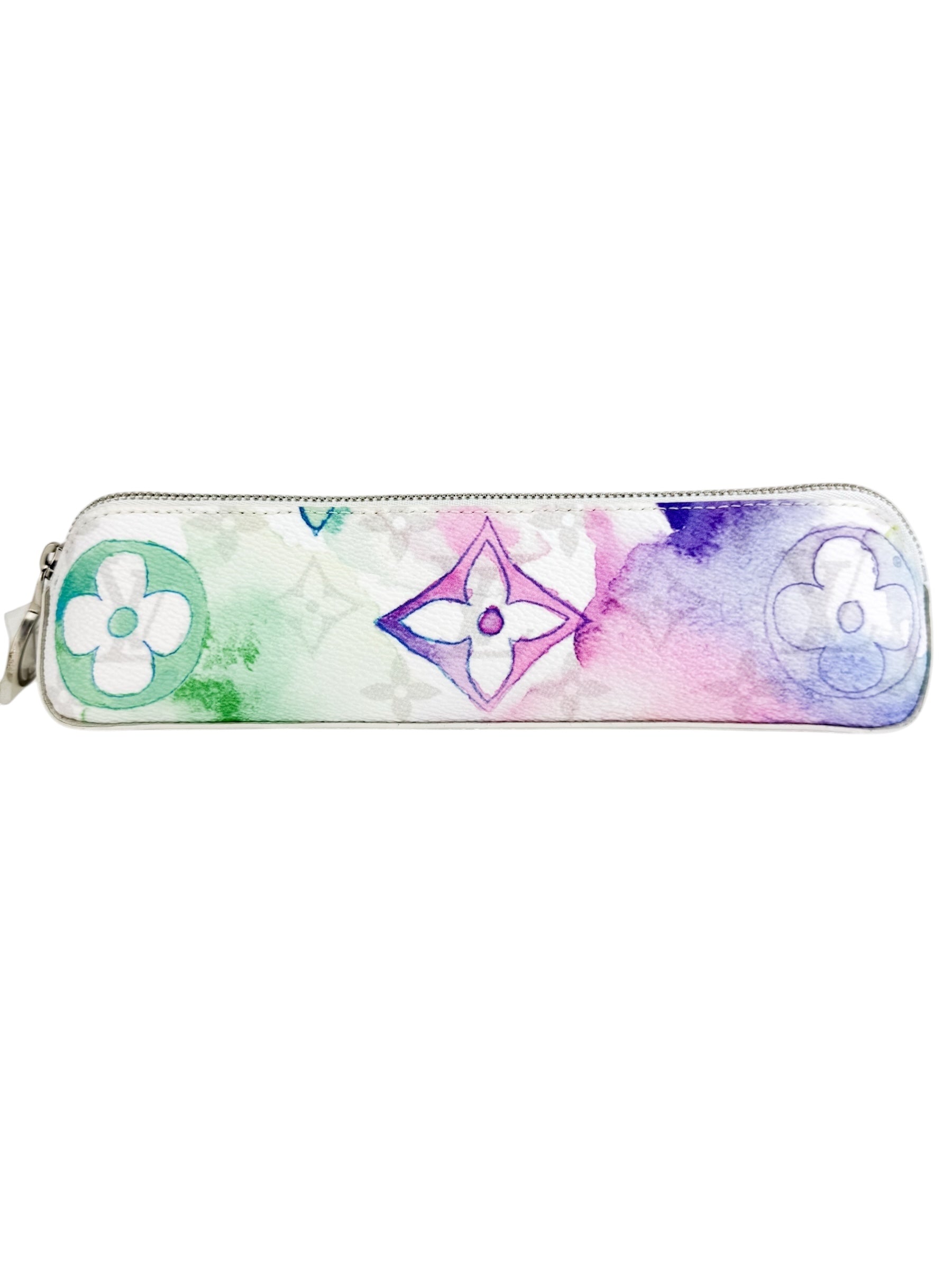 Louis Vuitton Virgil Abloh Monogram Watercolor Elizabeth Pencil Pouch (Full Set)