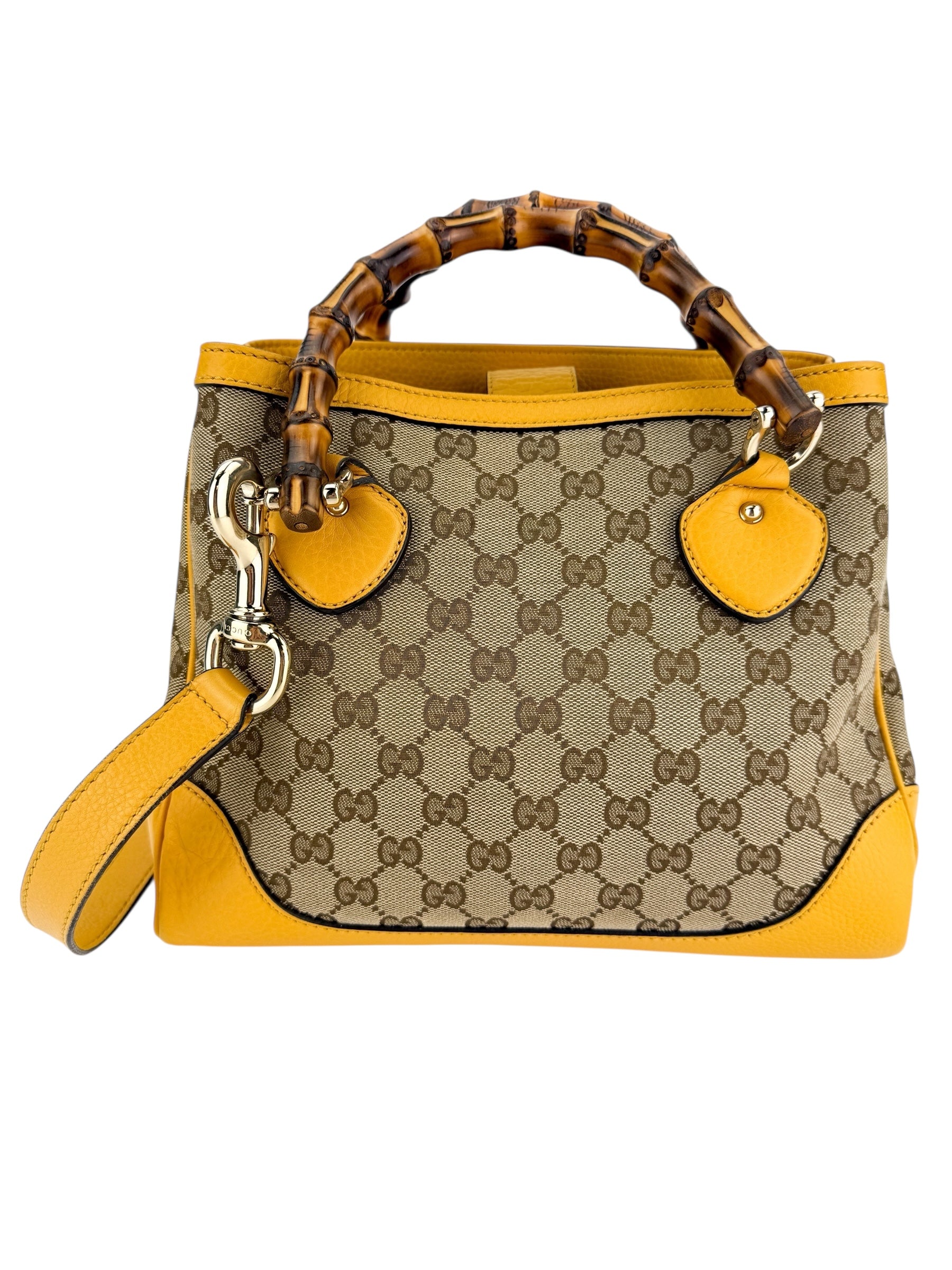 Gucci Diana Bamboo Top Handle Tote