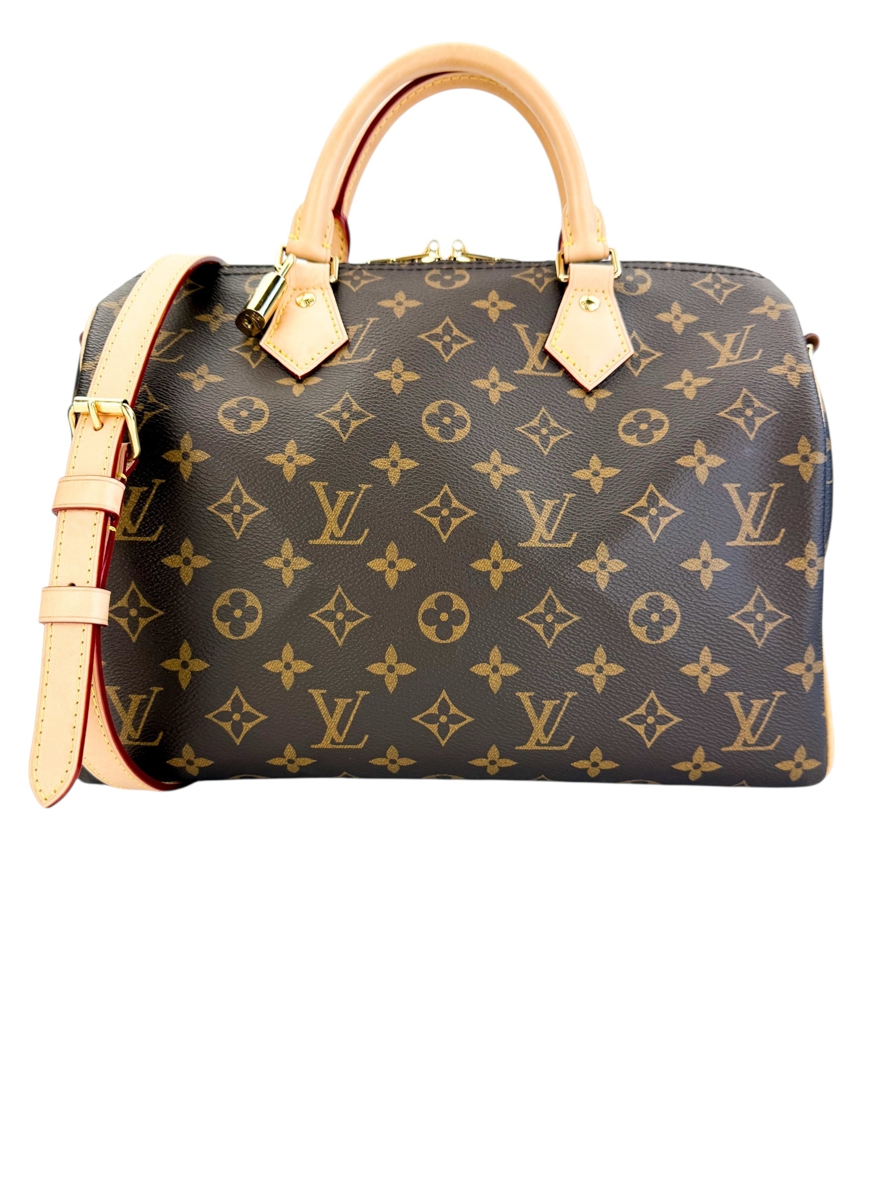 Louis Vuitton Monogram Speedy Bandouliere 30 (Full Set)