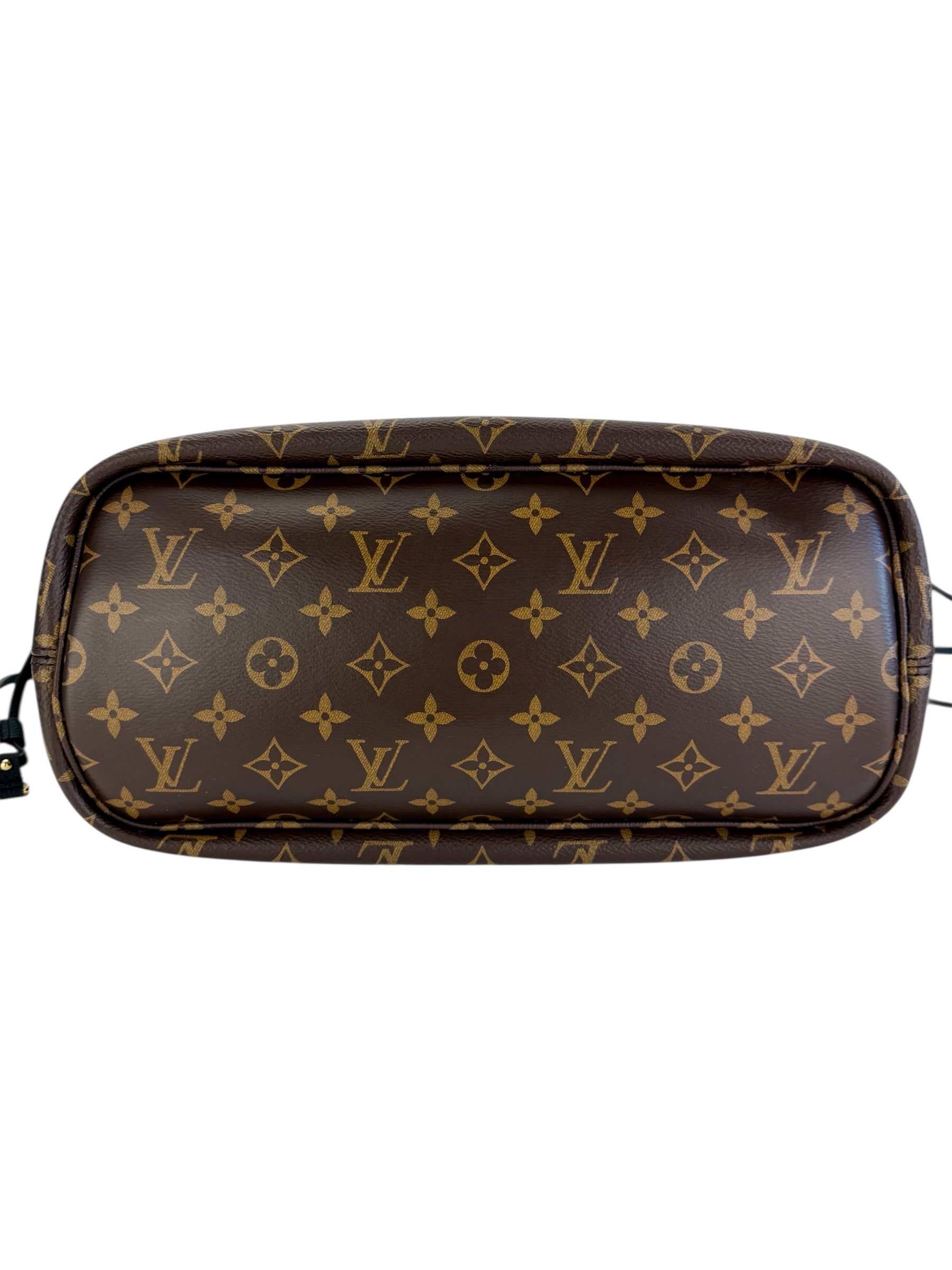 Louis Vuitton Monogram Calfskin Neo Neverfull Inside Out MM Black with Pochette (Full Set)