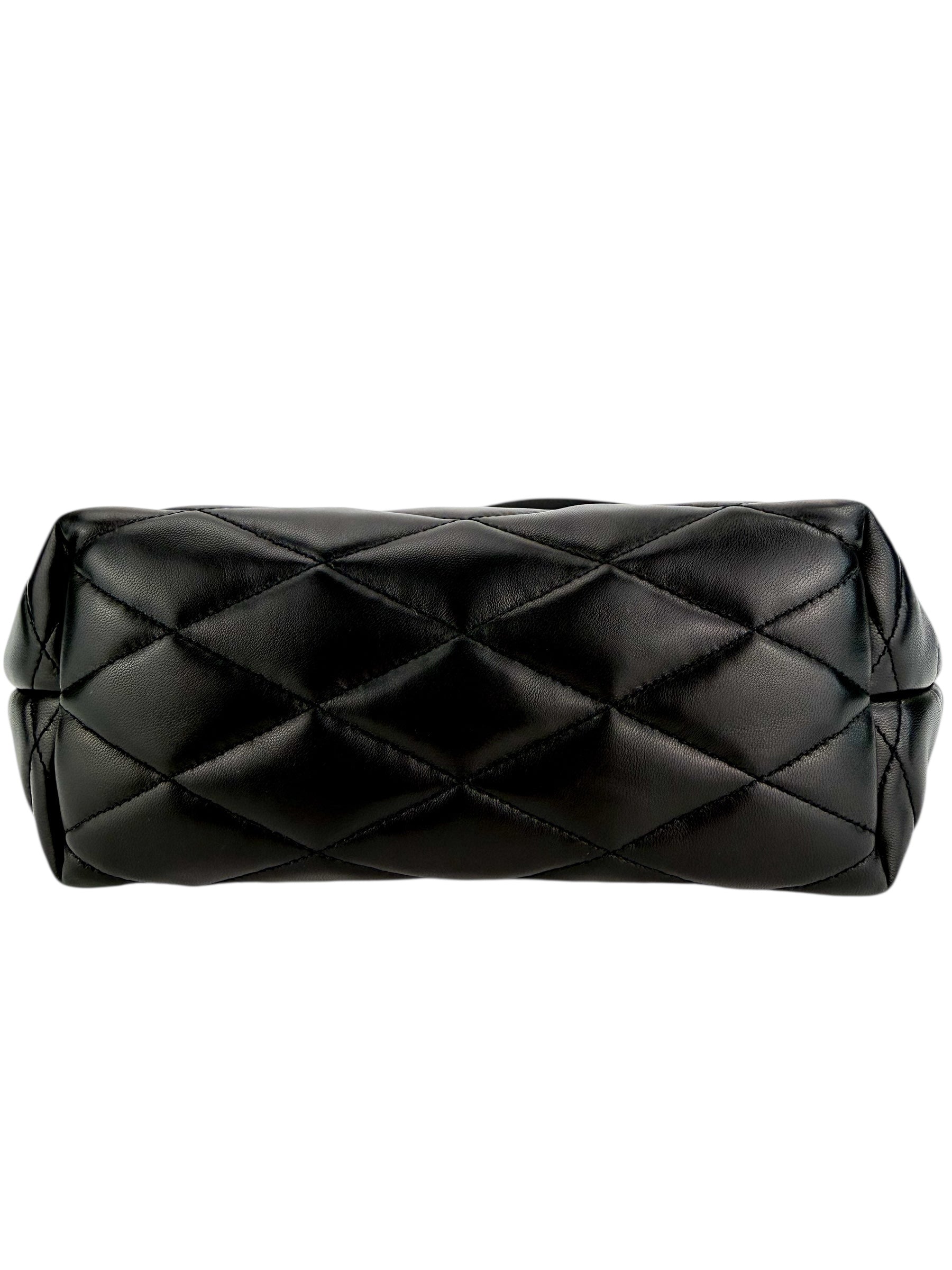 Saint Laurent Quilted Lambskin Shoulder Bag (Full Set)