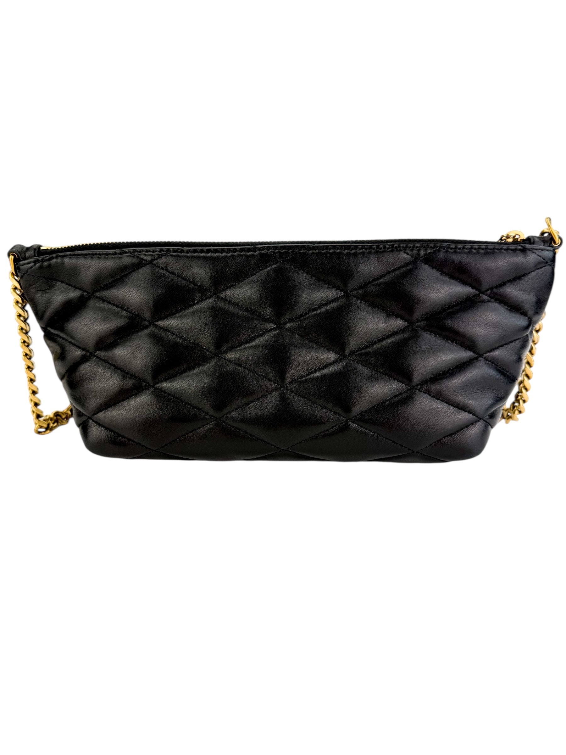 Saint Laurent Quilted Lambskin Shoulder Bag (Full Set)